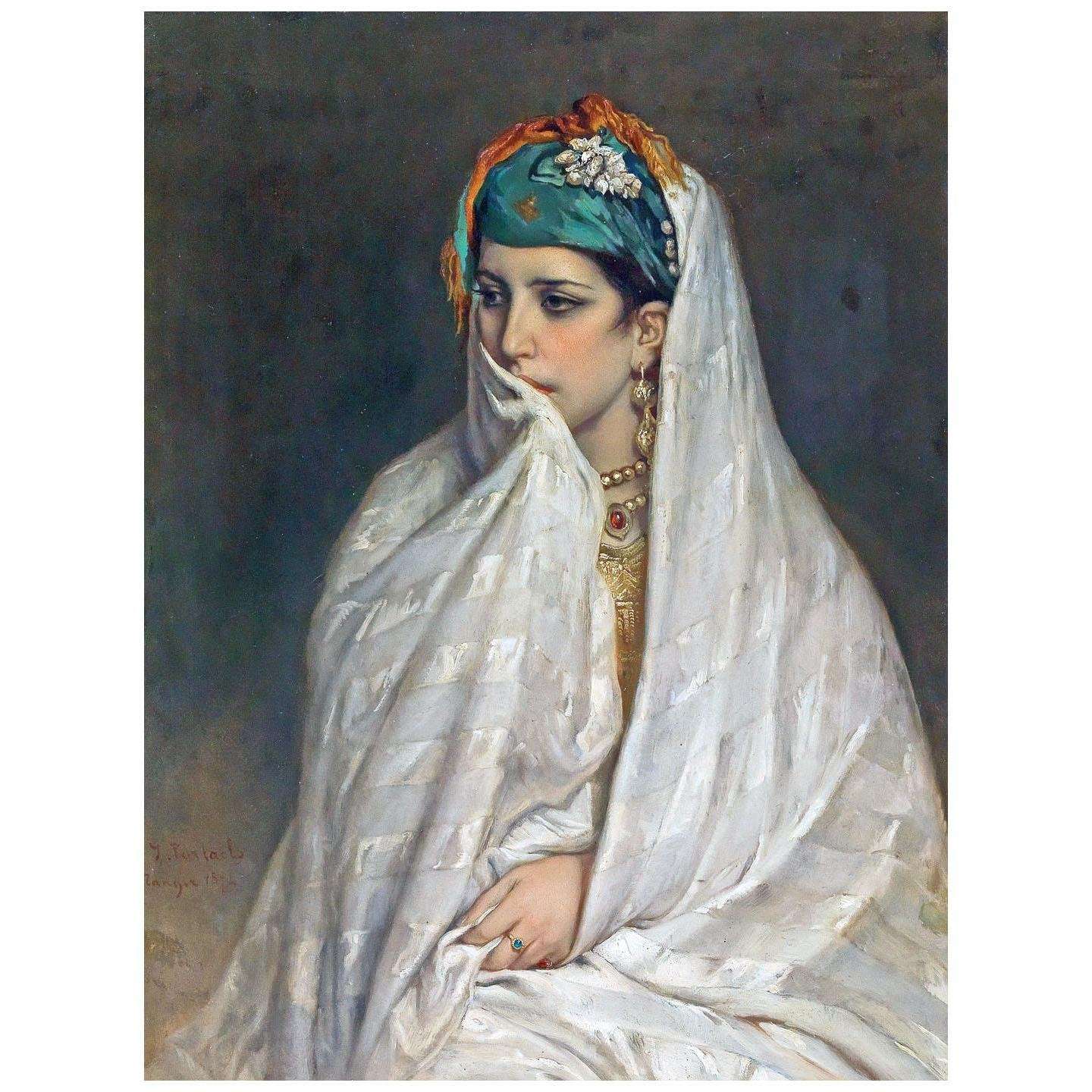 - Jean-Francois Portaels. Jewess of Tangier. 1874. Private collection