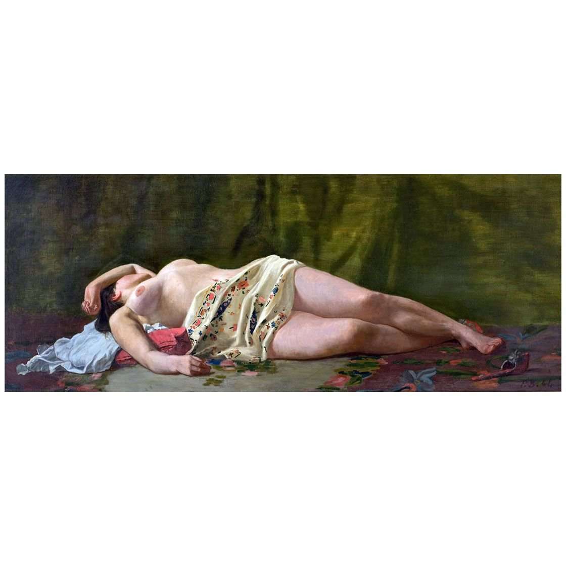   Frederic Bazille. Etude de nu. 1864. Musee Fabre, Montpellier