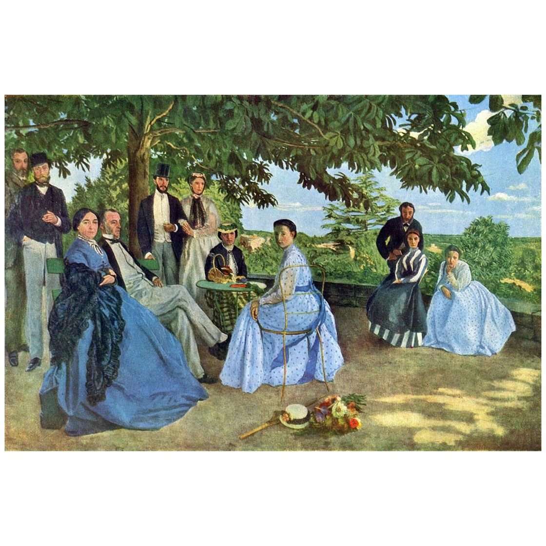   Frederic Bazille. Reunion de famile. 1867. Musee dOrsay