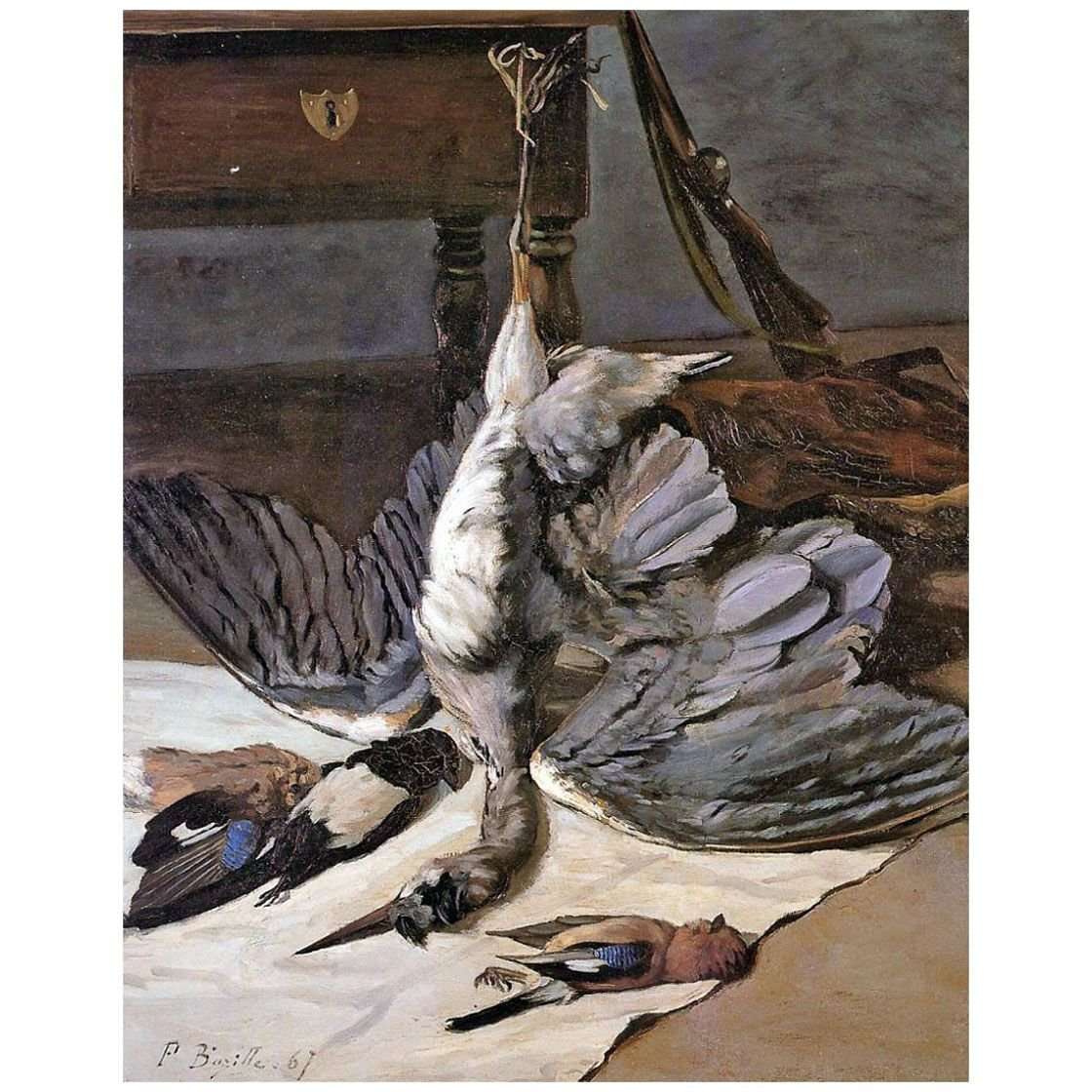   Frederic Bazille. Le Heron. 1867. Musee Fabre, Montpellier