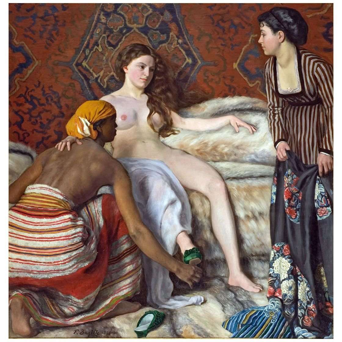   Frederic Bazille. La Toilette. 1869. Musee Fabre, Montpellier