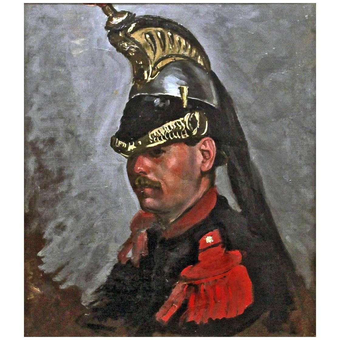   Frederic Bazille. Alphonse Tessie. 1869. Musee Fabre, Montpellier