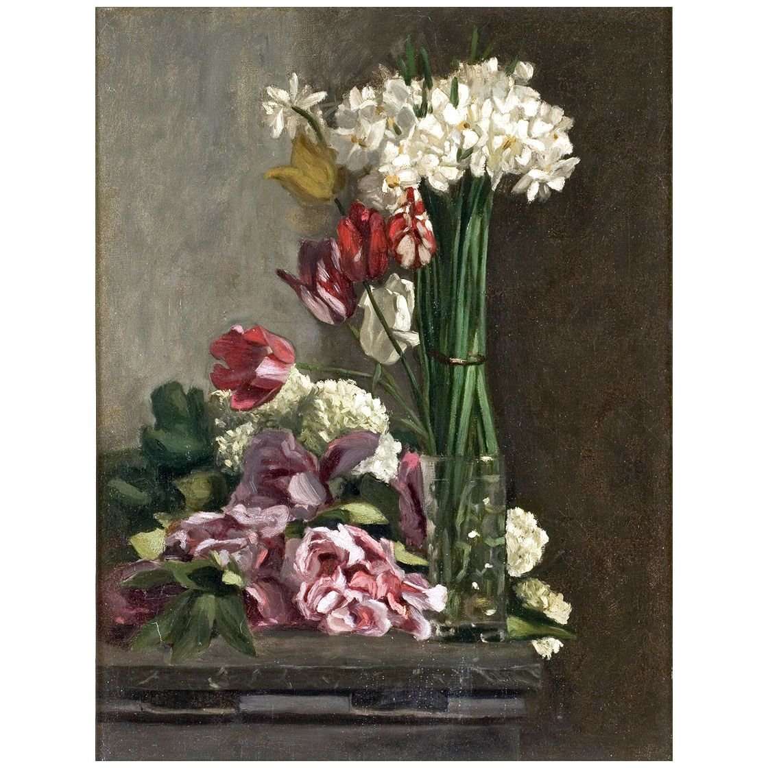   Frederic Bazille. Fleurs. 1869-1870. Musee Fabre, Montpellier