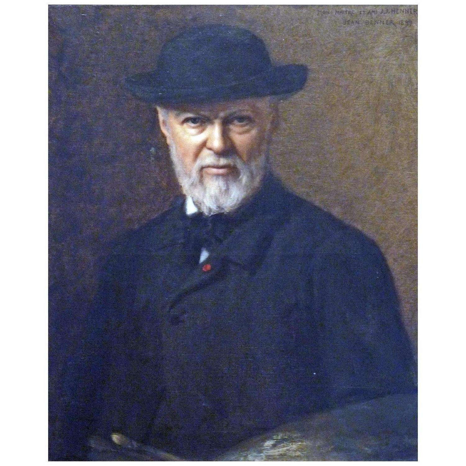 - Jean Benner. Portrait de Jean-Jacques Henner. 1899. MBA de Milhouse