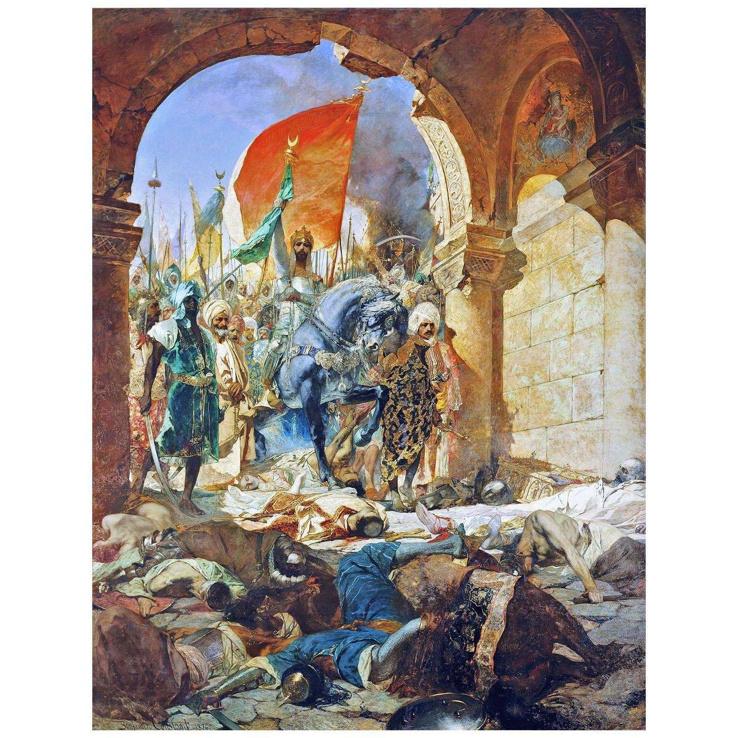 - Benjamin-Constant. Entr?e du sultan Mehmet ? Constantinople. 1876. Augustins, Toulouse