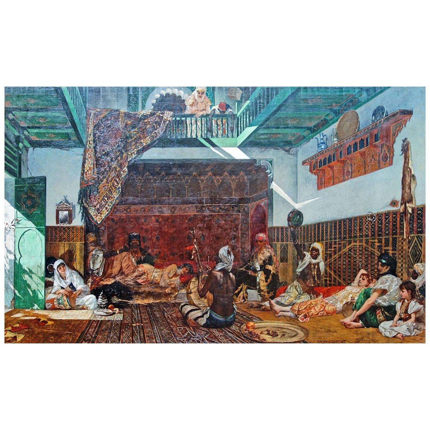 - Benjamin-Constant. Harem au Maroc. 1878. PdBA de Lille
