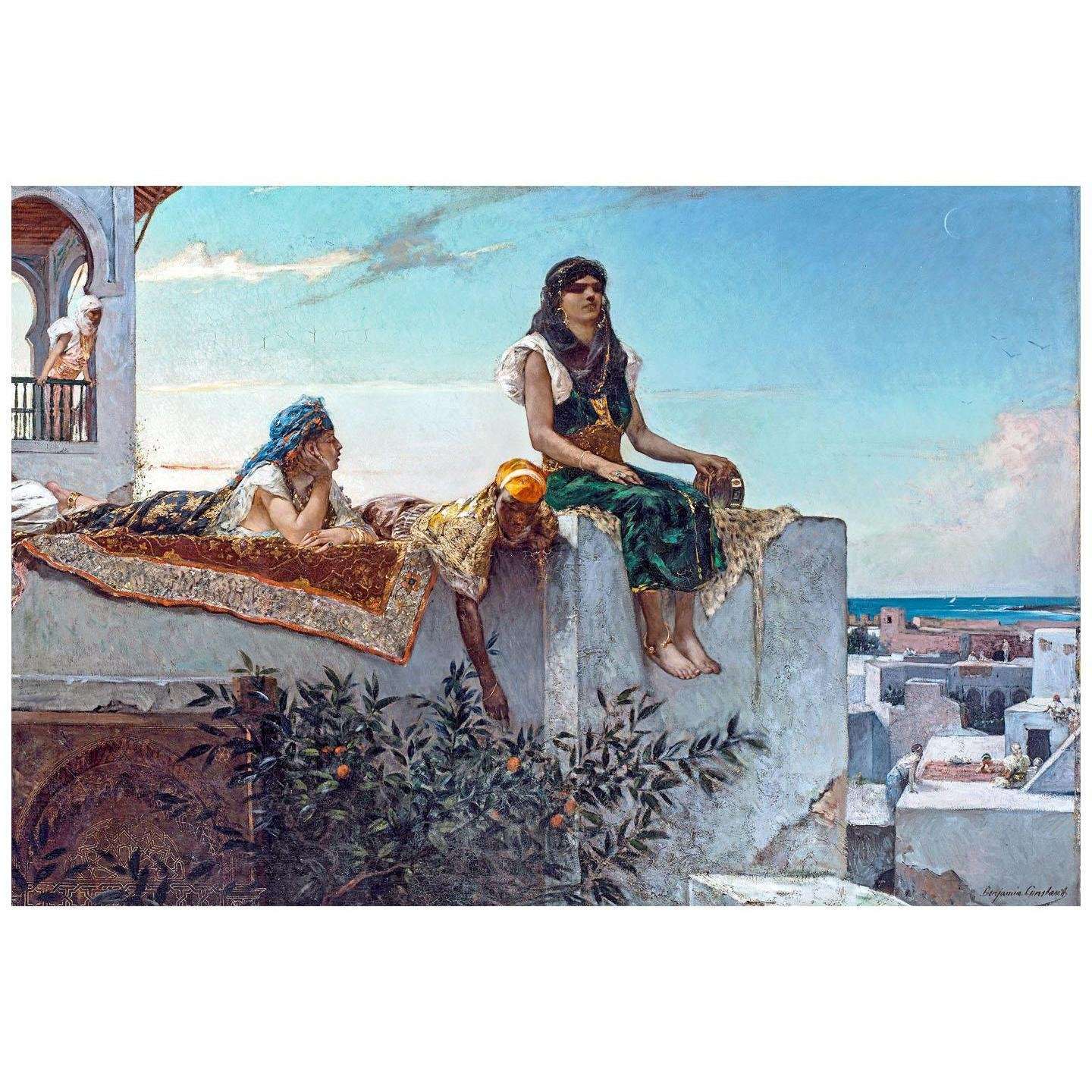 - Benjamin-Constant. Terrasse au Maroc. 1880. Musee des beaux-arts de Montreal