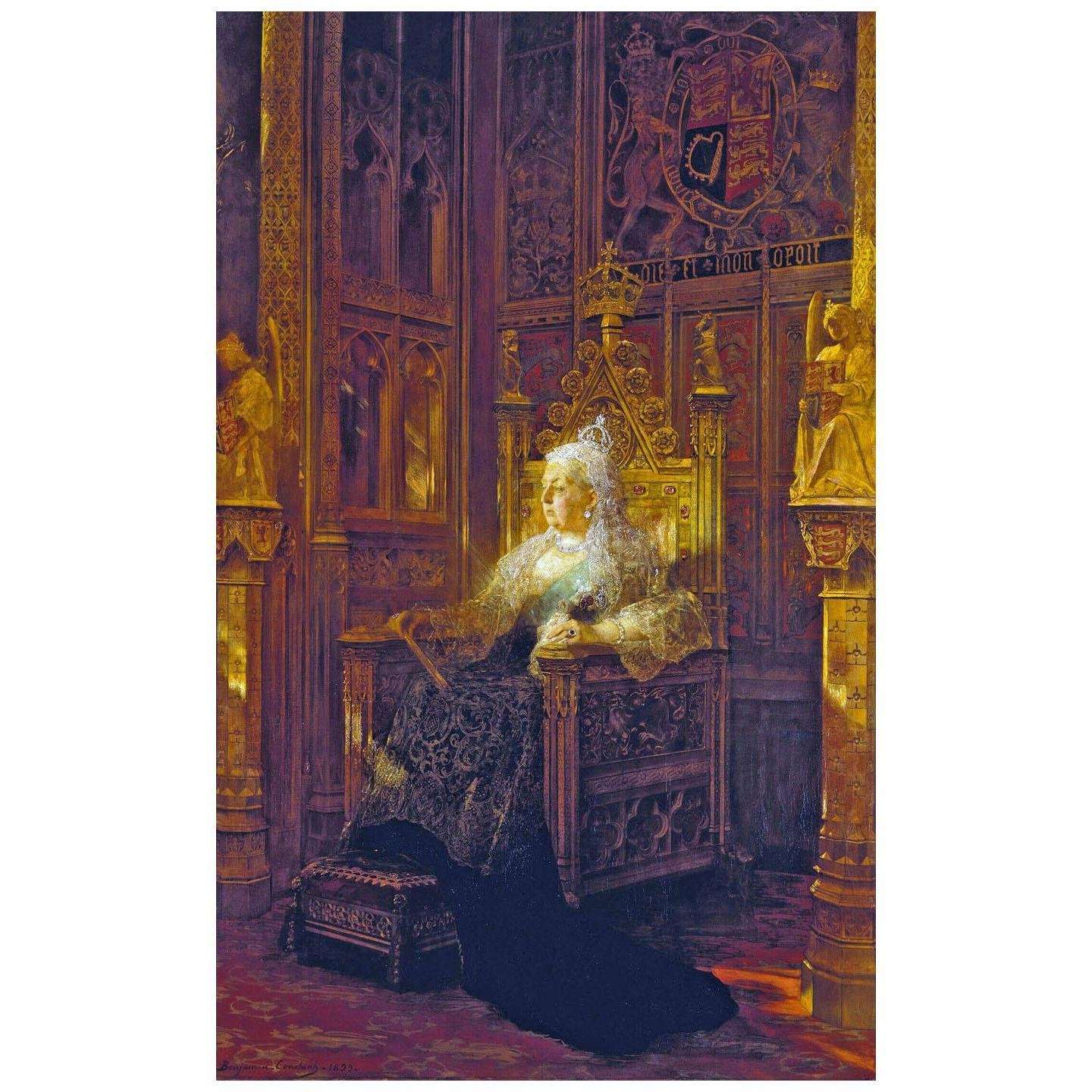 - Benjamin-Constant. Queen Victoria. 1899. Royal collection at Buckingham Palace
