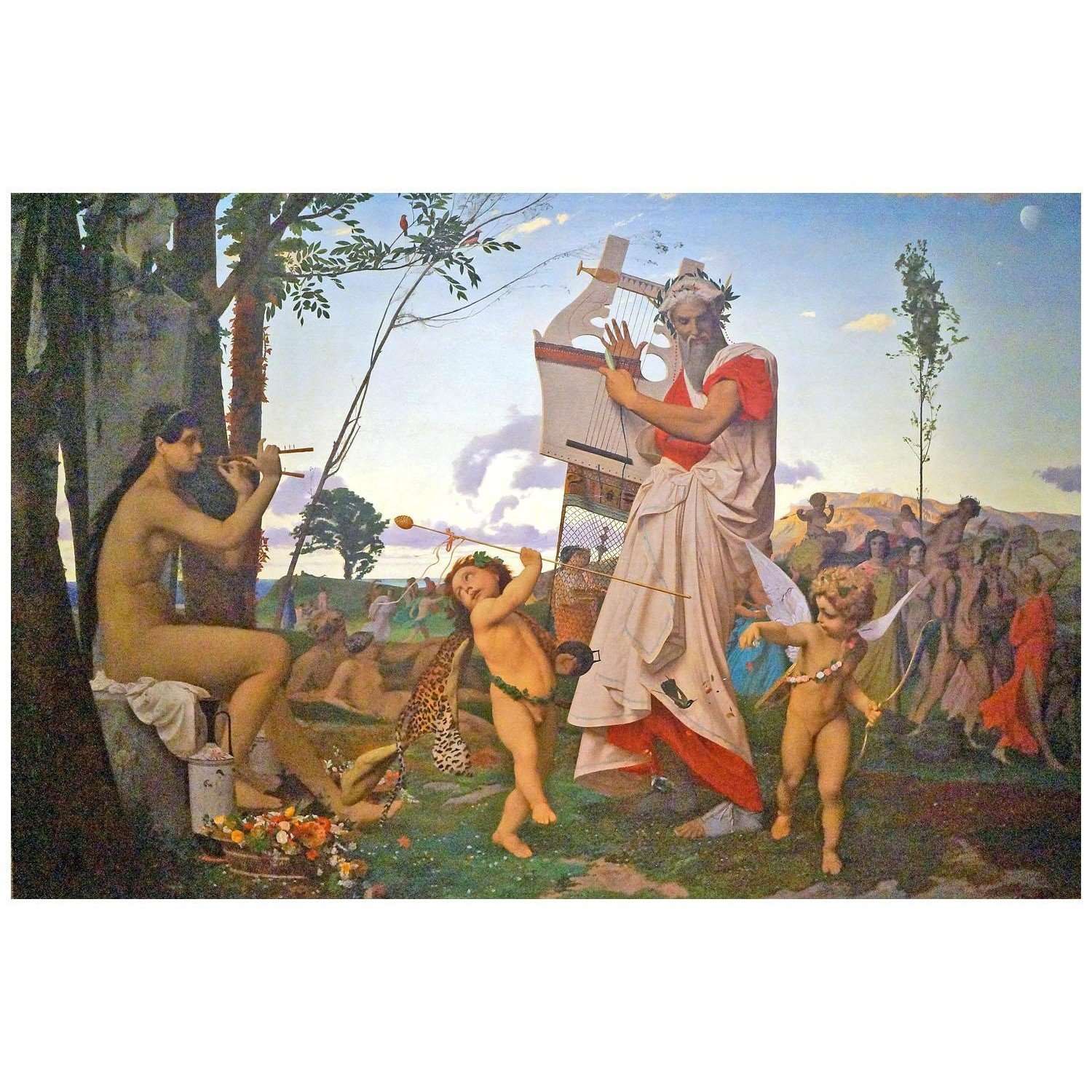 - Jean Leon Gerome. Anacr?on Bacchus et l'Amour. 1848. Musee des Augustins Toulouse