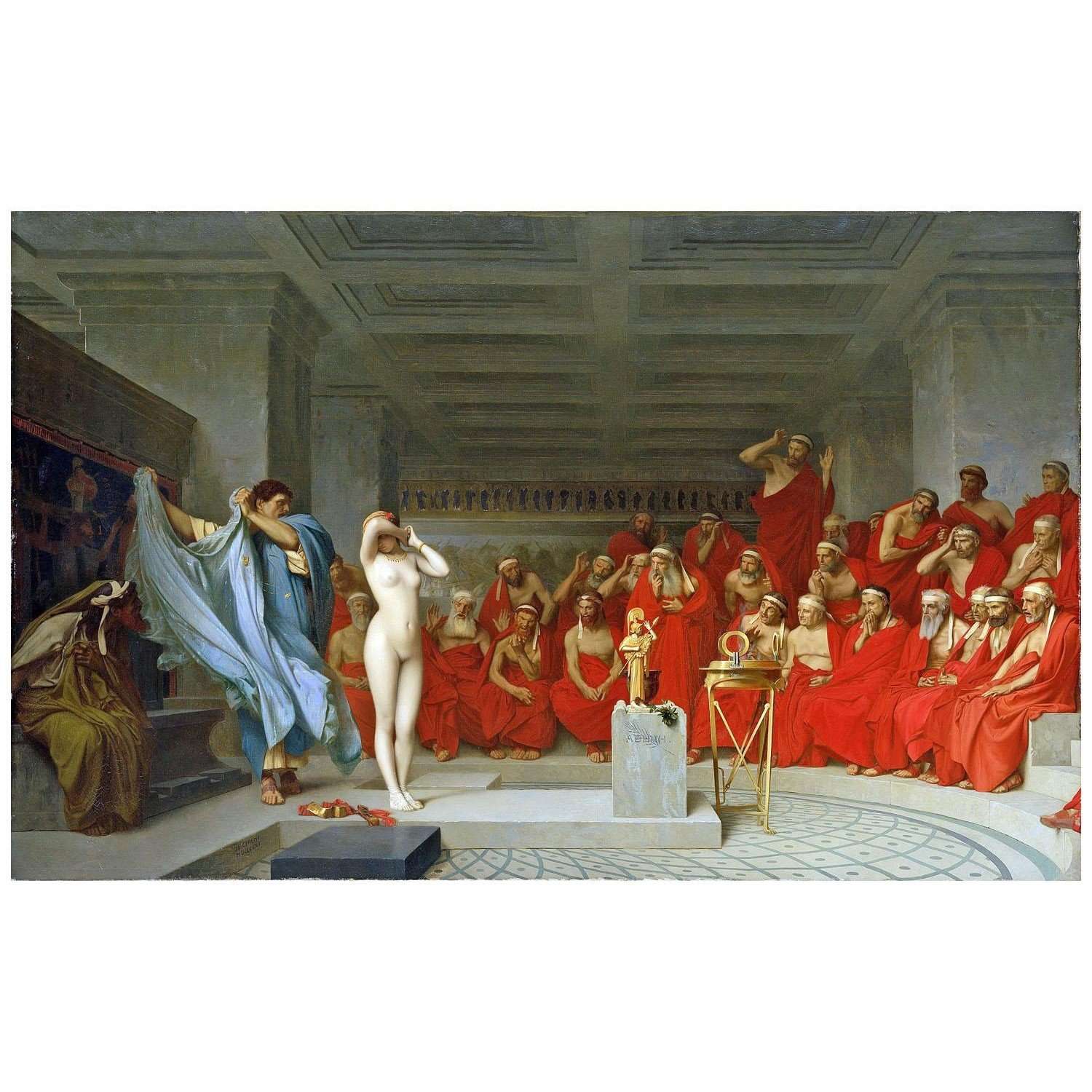 - Jean Leon Gerome. Phryn? devant l'Ar?opage. 1861. Hamburger Kunsthalle