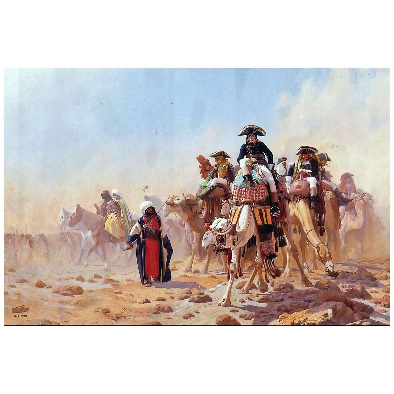 - Jean Leon Gerome. Napol?on en ?gypte. 1863. Musee lErmitage