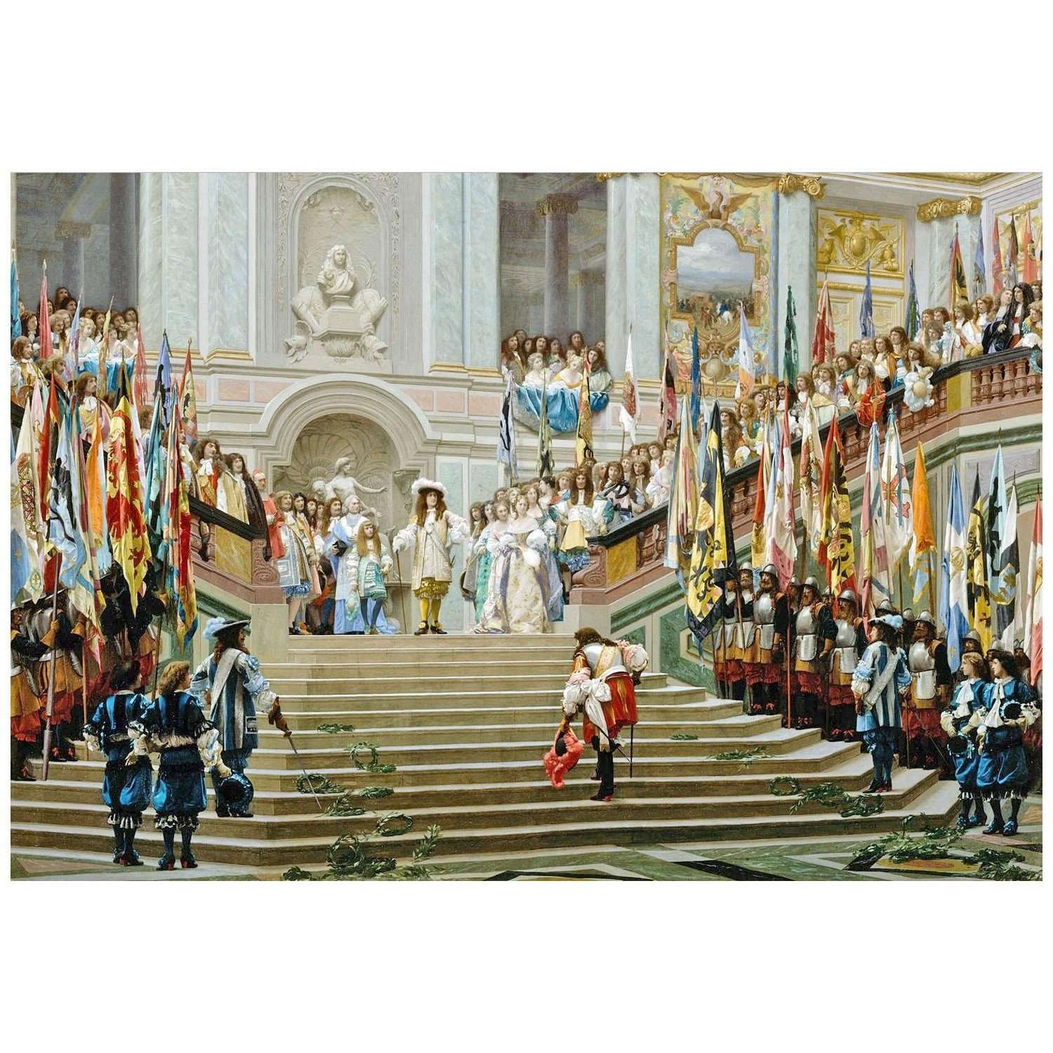 - Jean Leon Gerome. Reception du Grand Cond? a Versailles. 1878. Mysee dOrsay Paris