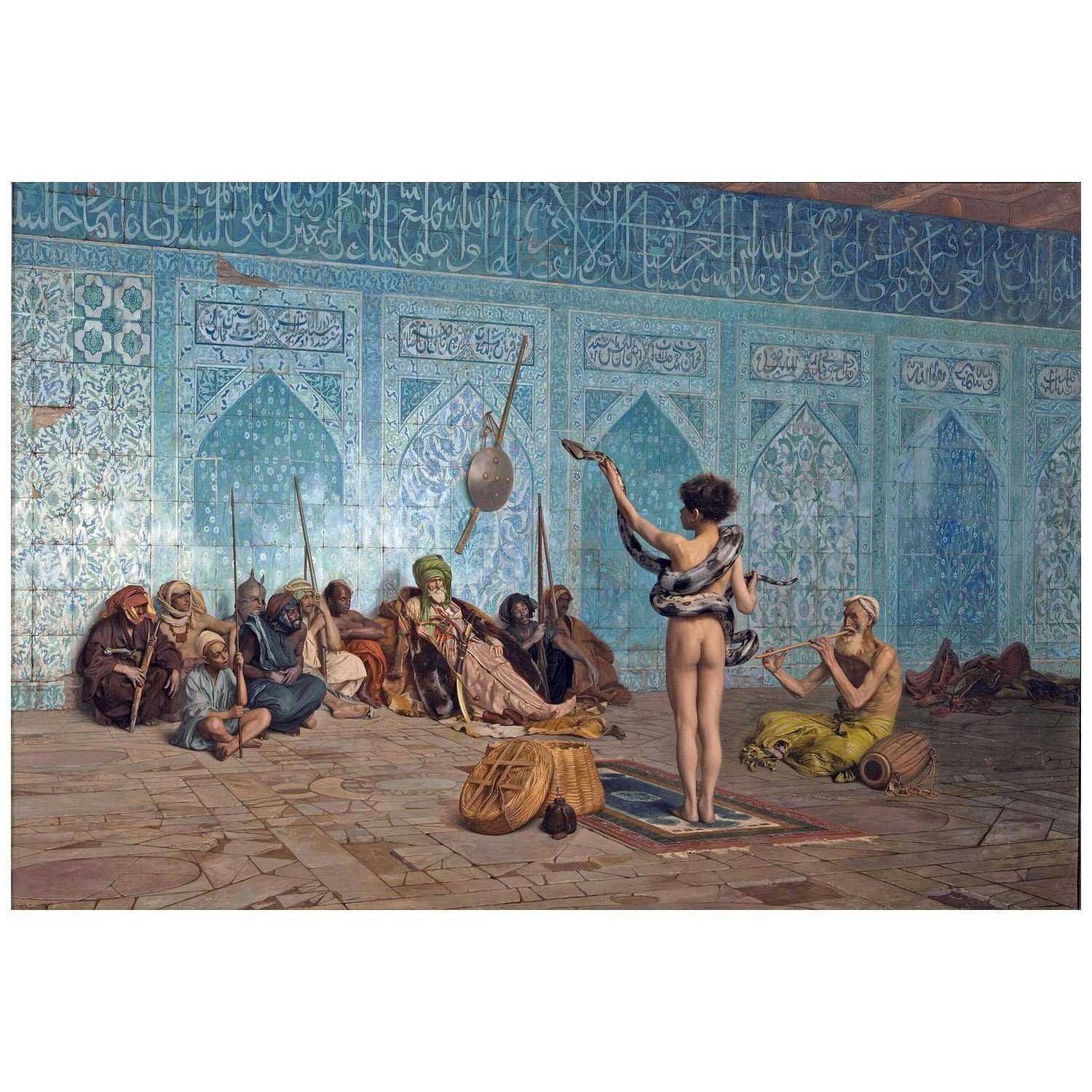 - Jean Leon Gerome. Le Charmeur de Serpents. 1879. Clark Art Institute