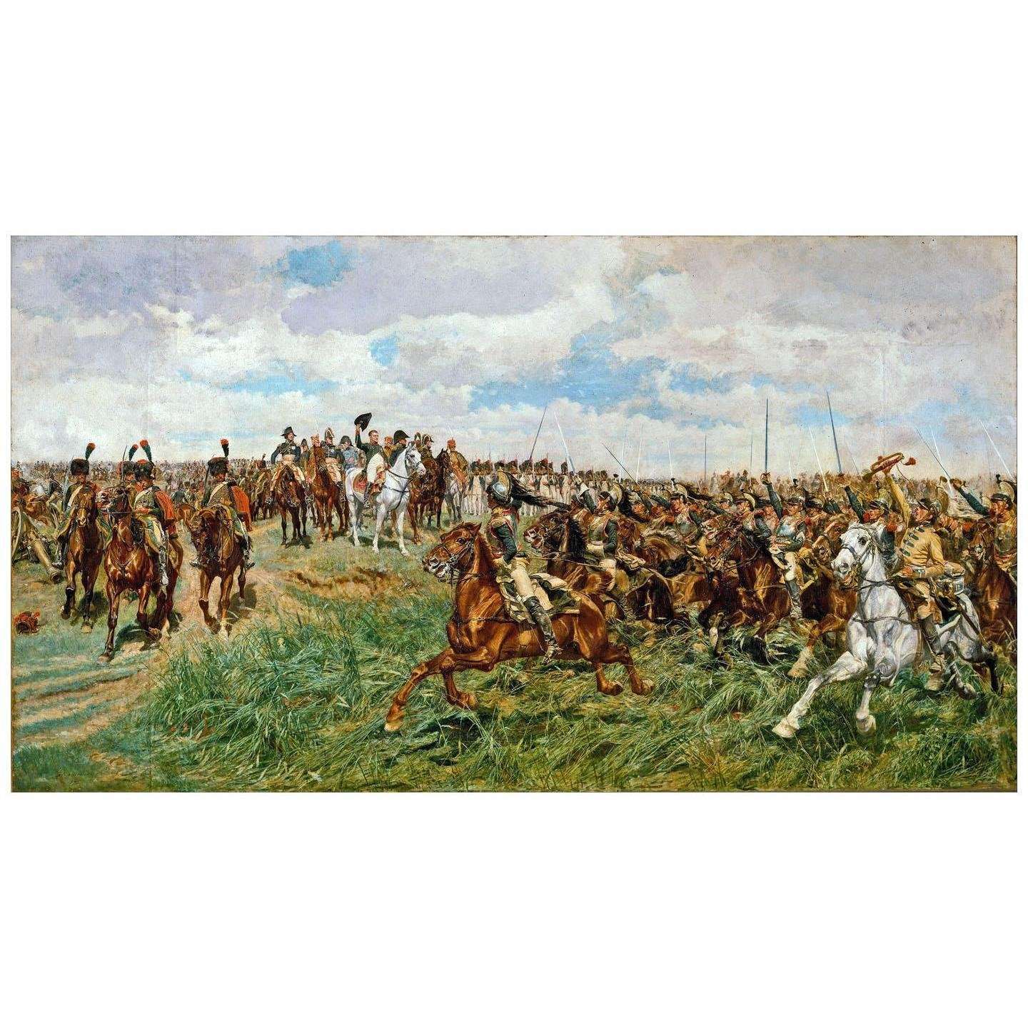 -- Ernest Meissonier. 1807, Friedland. 1861. Metropolitan Museum New York