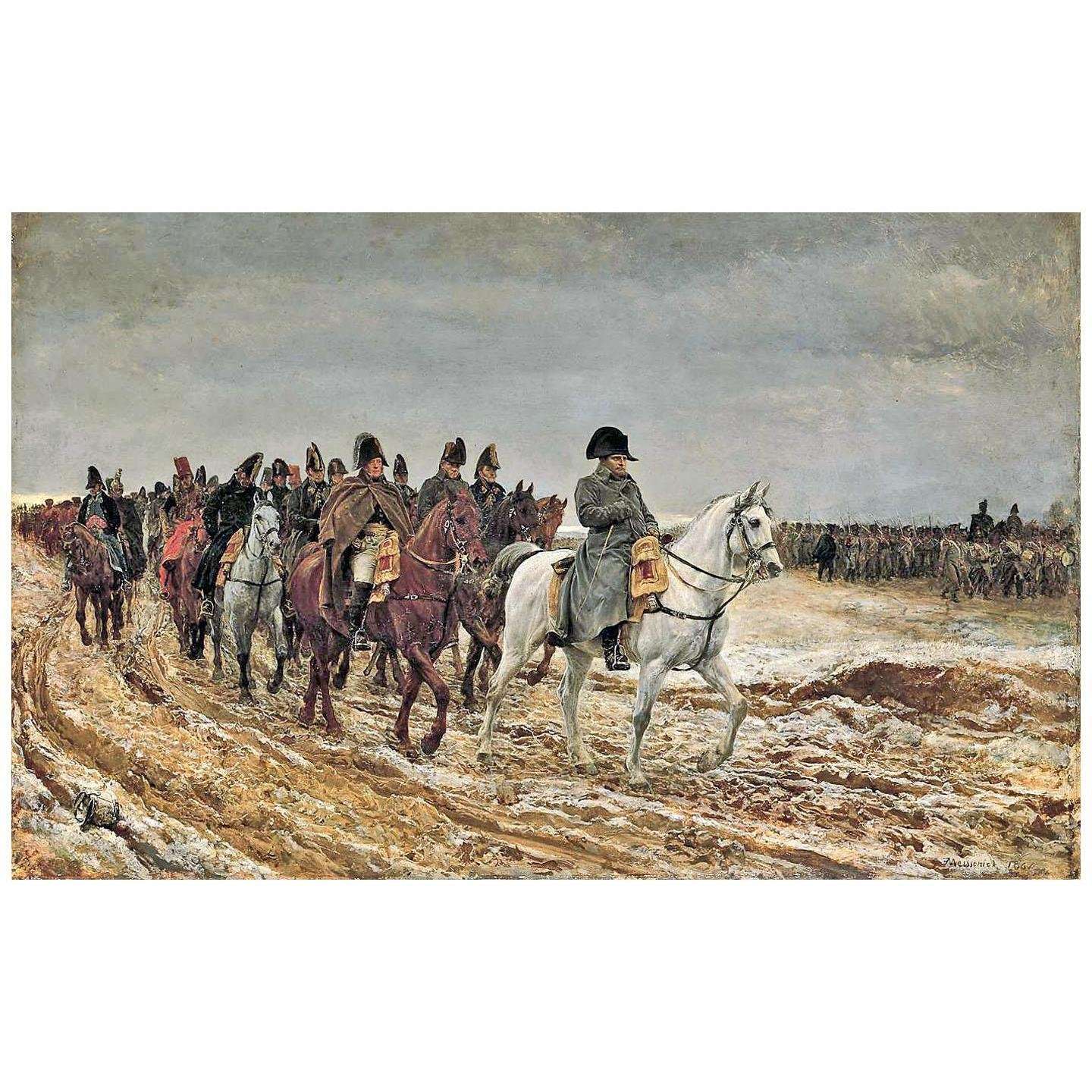 -- Ernest Meissonier. 1814, Campagne de France. 1864. Musee dOrsay Paris