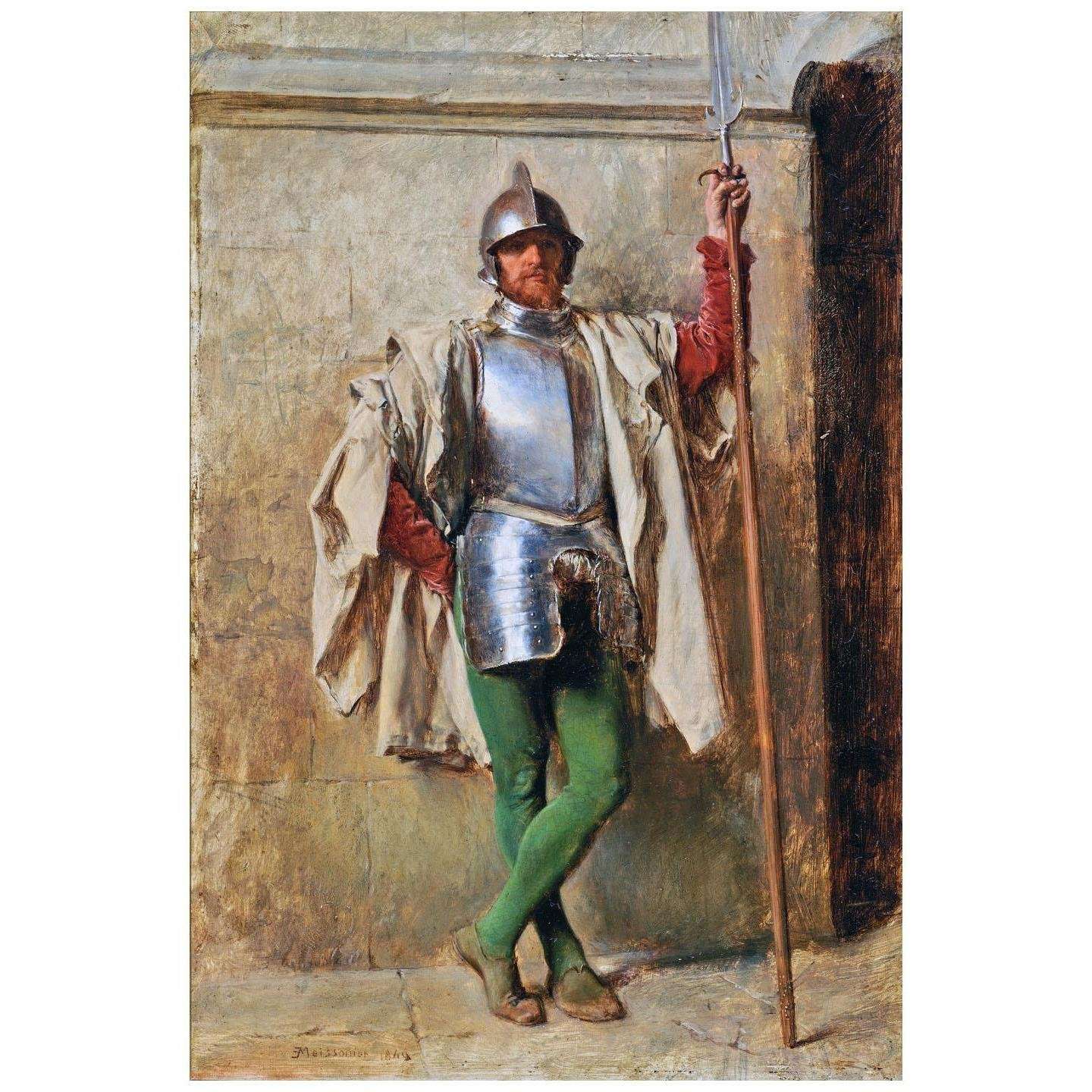 -- Ernest Meissonier. Un Gardien. 1840. National Gallery of Ireland, Dublin