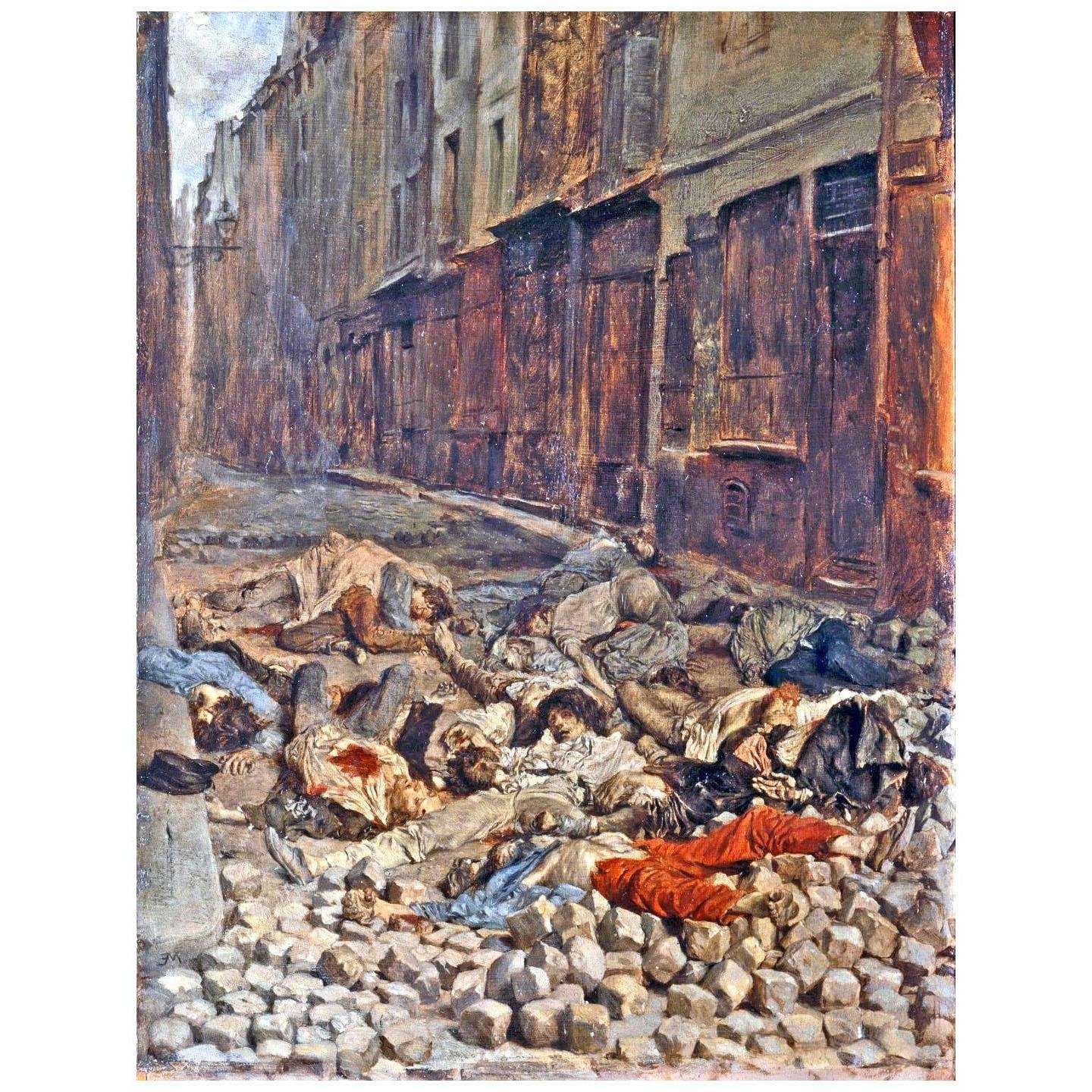 -- Ernest Meissonier. La Barricade. 1850. Musee du Louvre