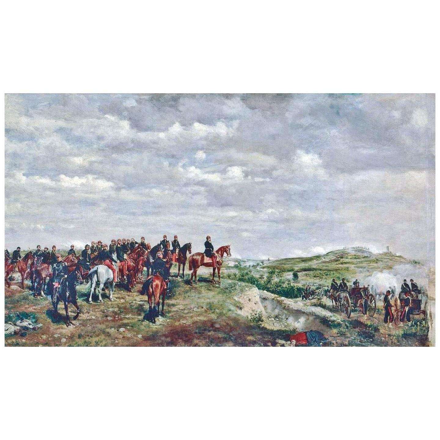 -- Ernest Meissonier. Napol?on III ? Solf?rino. 1863. Chateau de Compiegne