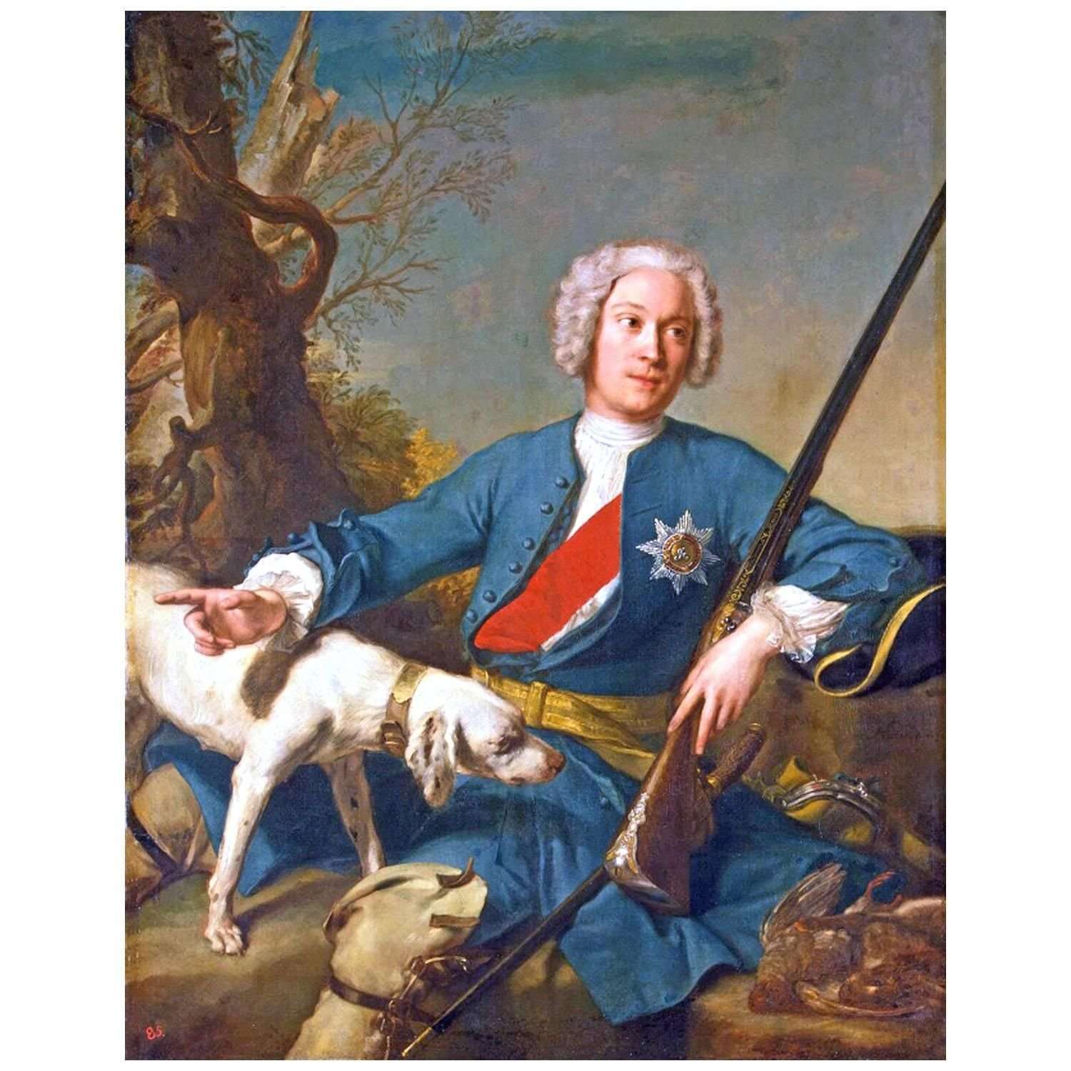 - Jean-Marc Nattier. Portrait d'Alexandre Kourakine. 1728. Musee de lHermitage