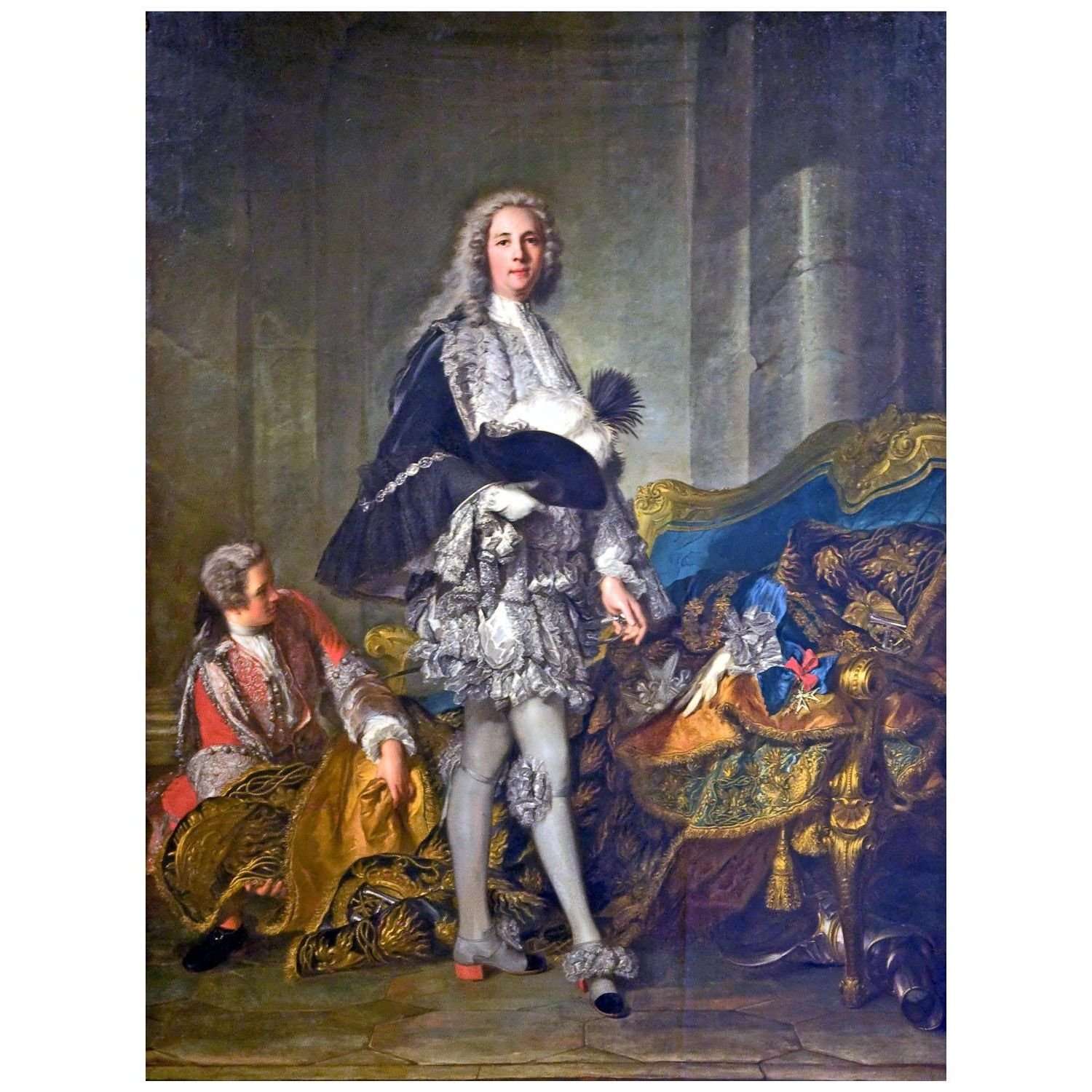 - Jean-Marc Nattier. Duc de Richelieu. 1732. Museu Calouste Gulbenkian Lisboa