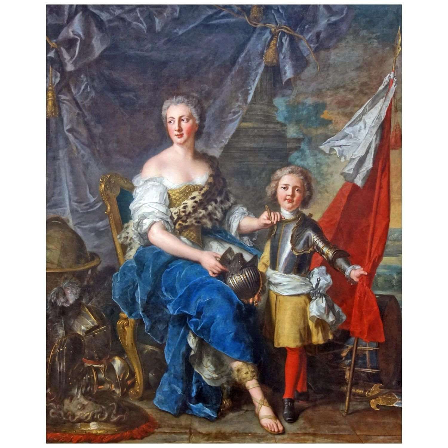 - Jean-Marc Nattier. La Duchesse de Lambesc et son fr?re. 1732. PdBA Lille