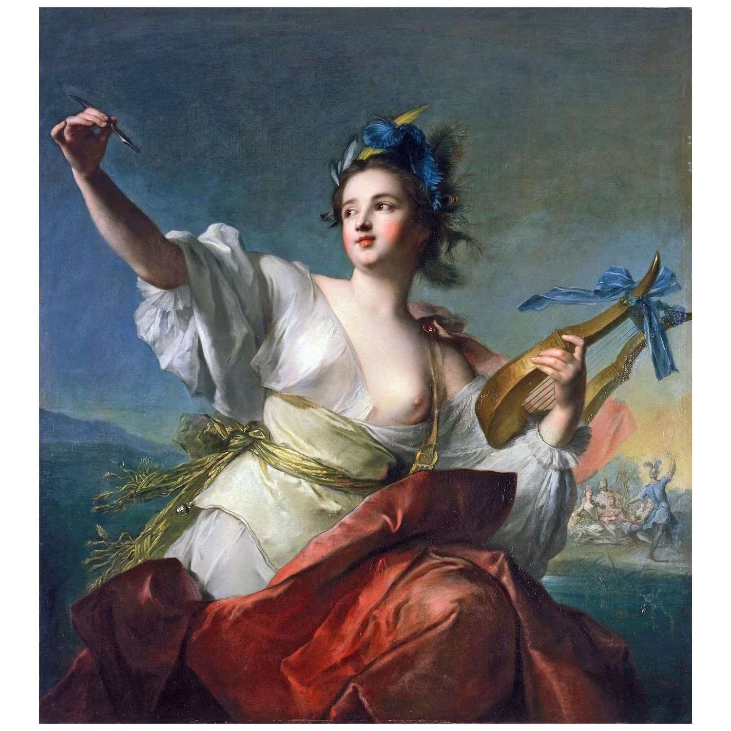 - Jean-Marc Nattier. Terpsichore. 1739. Fine Arts Museum San Francisco
