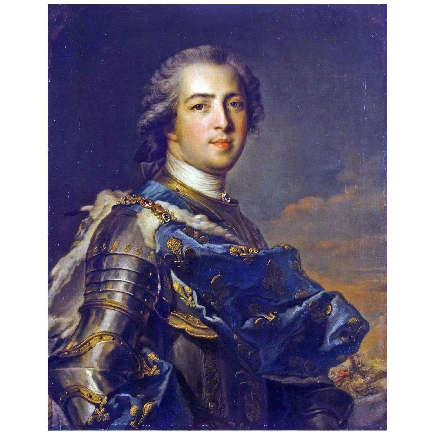 - Jean-Marc Nattier. Louis XV. 1745. Musee de lHermitage