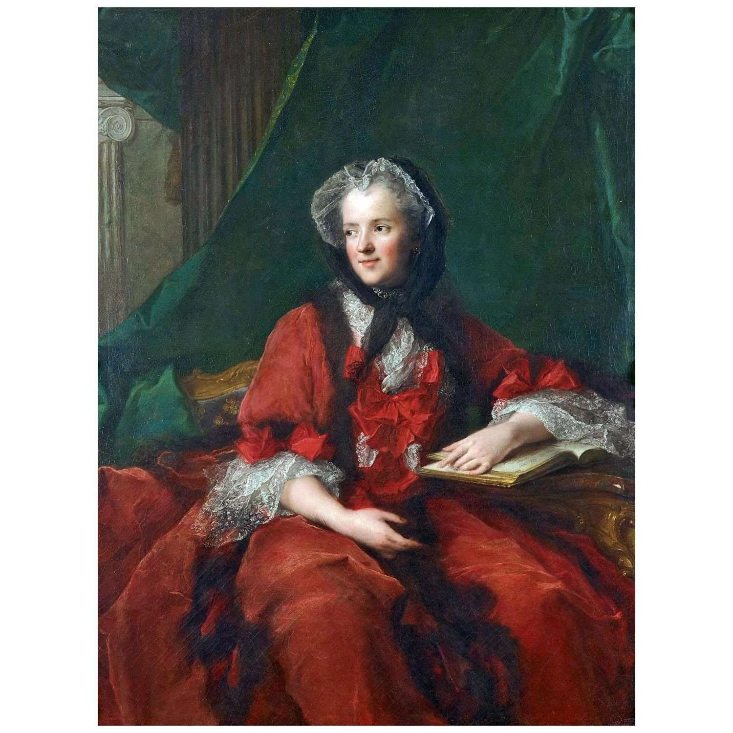 - Jean-Marc Nattier. Reine Marie Leczinska. 1748. Ch?teau de Versailles