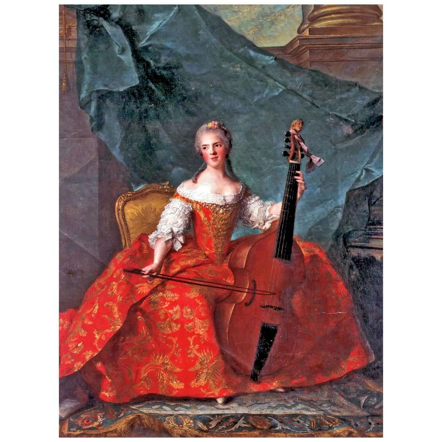 - Jean-Marc Nattier. Madame Henriette de France. 1754. Ch?teau de Versailles