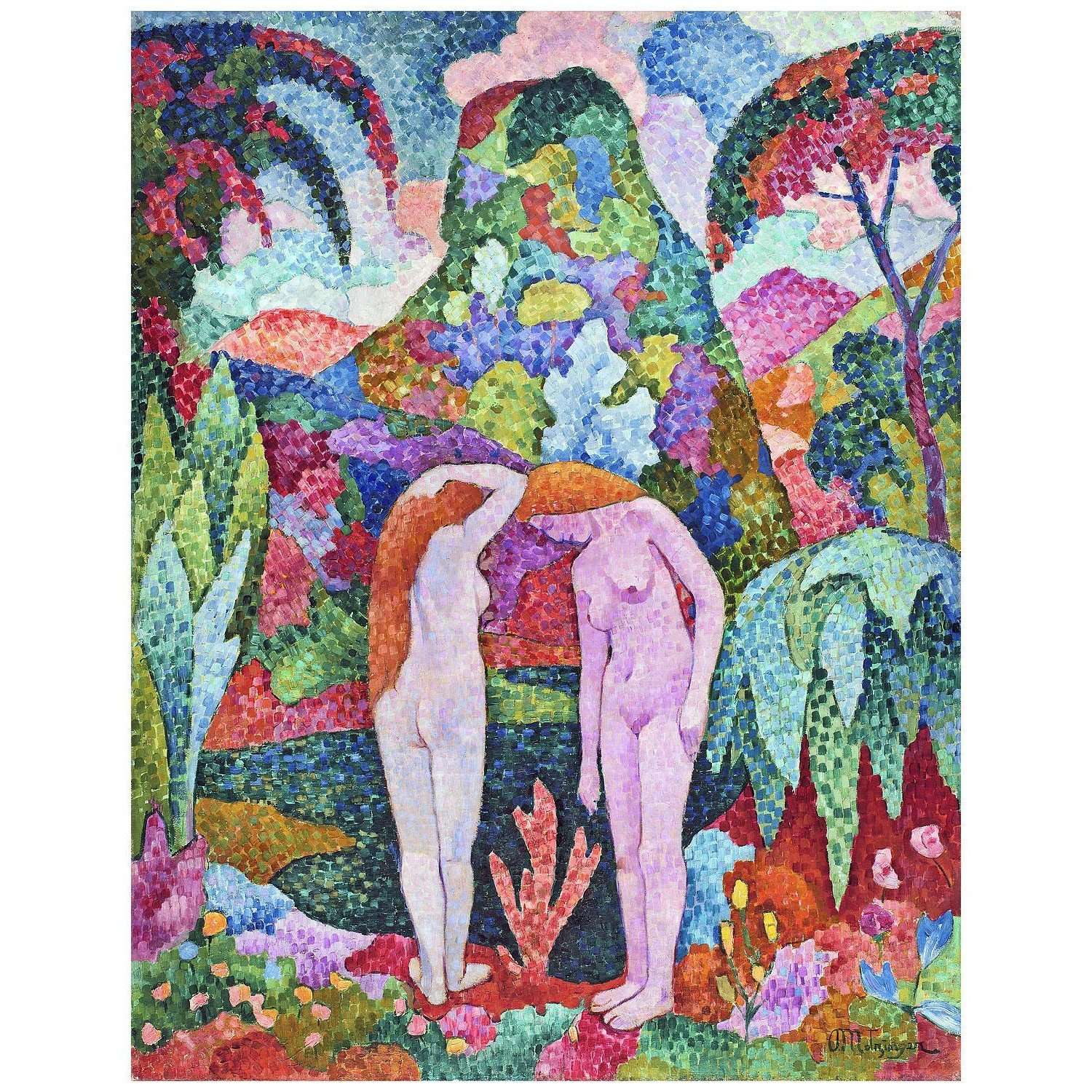  Jean Metzinger. Baigneuses. 1905. Museo Thyssen-Bornemisza Madrid