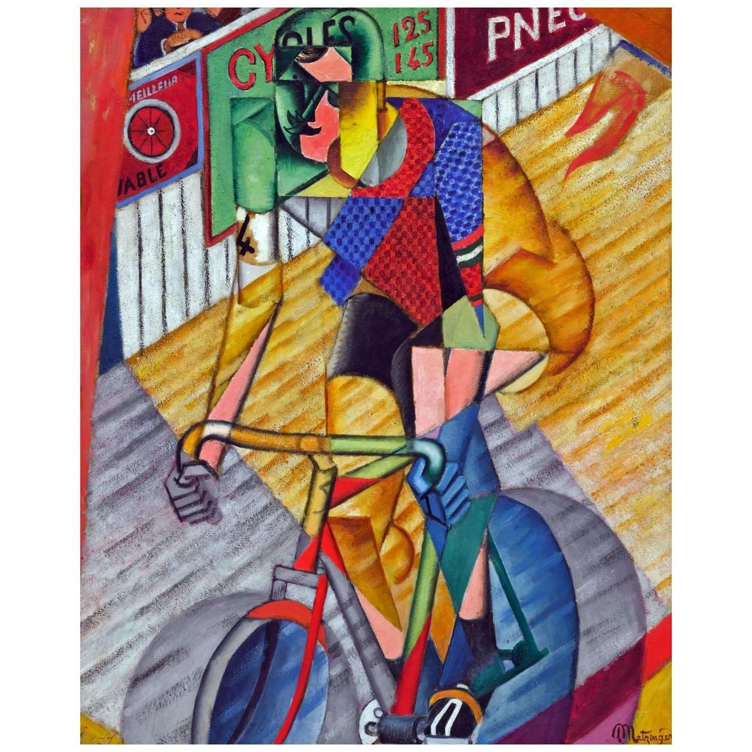  Jean Metzinger. Le cyclist. 1912. Private collection