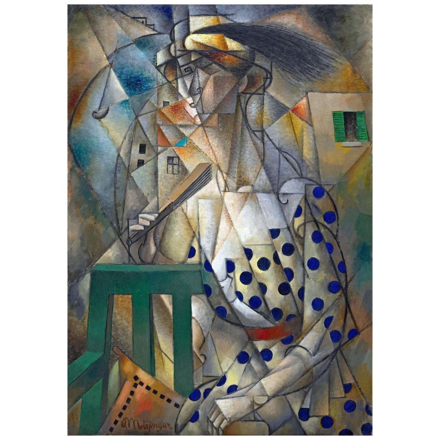  Jean Metzinger. Femme a lEventail. 1912. Guggenheim Museum New York