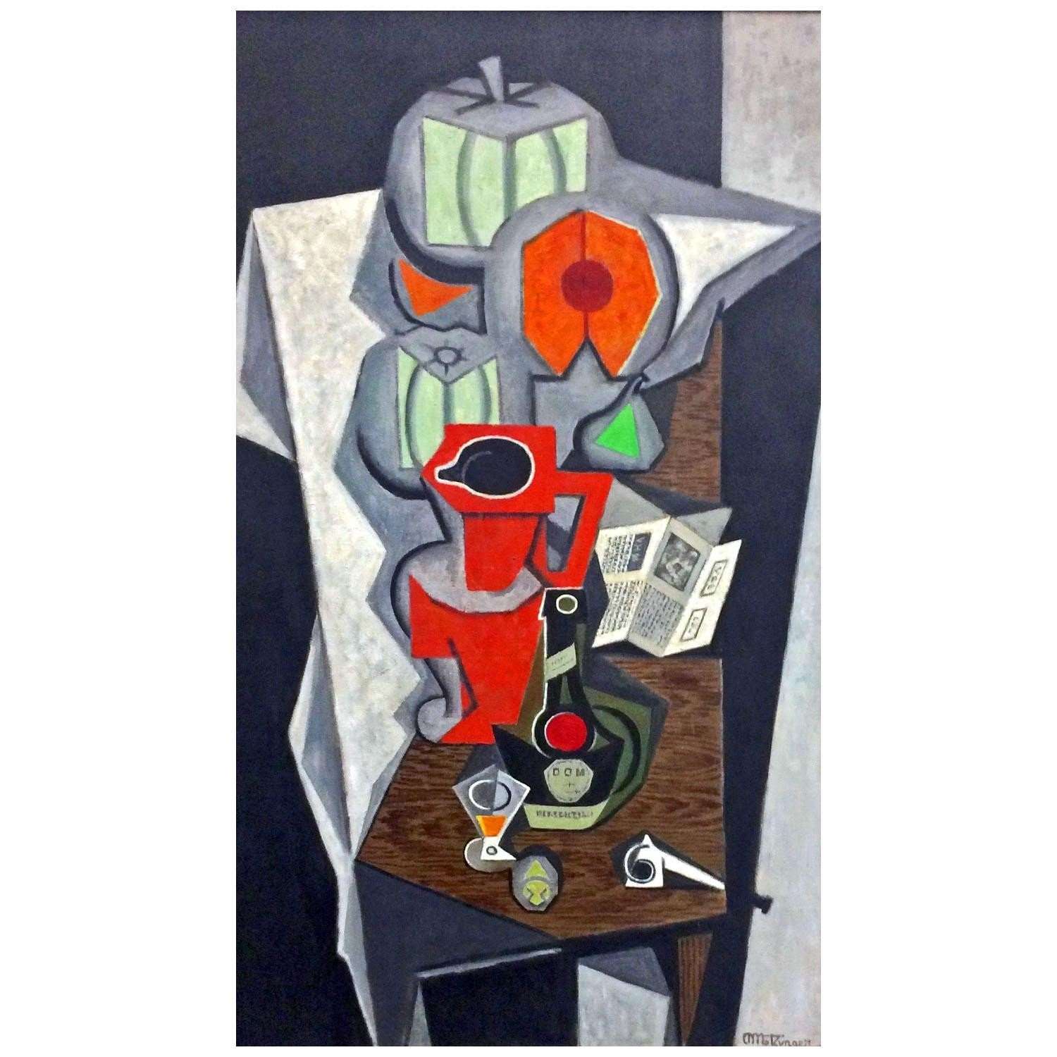  Jean Metzinger. La bouteille de Benedictine. 1945. Kunsthalle Bremen
