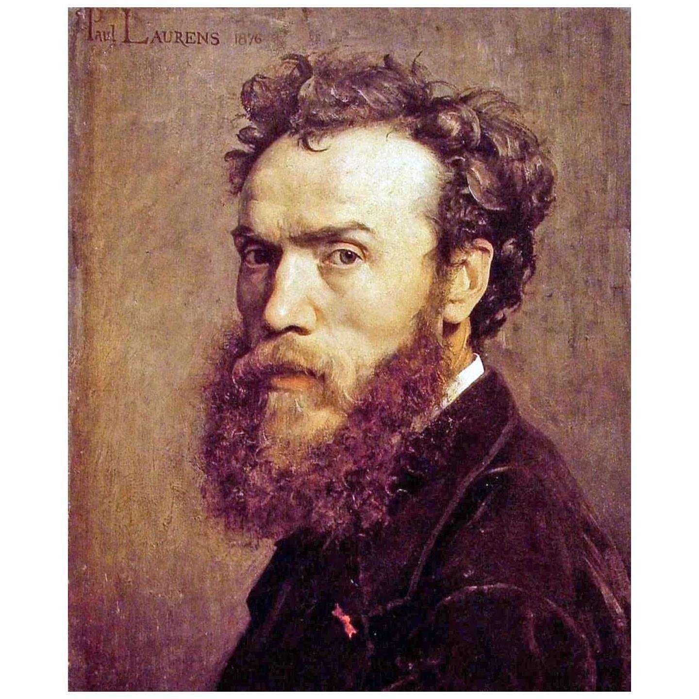 - Jean-Paul Laurens. Autoportrait. 1876. Galleria degli Uffizi Firenza