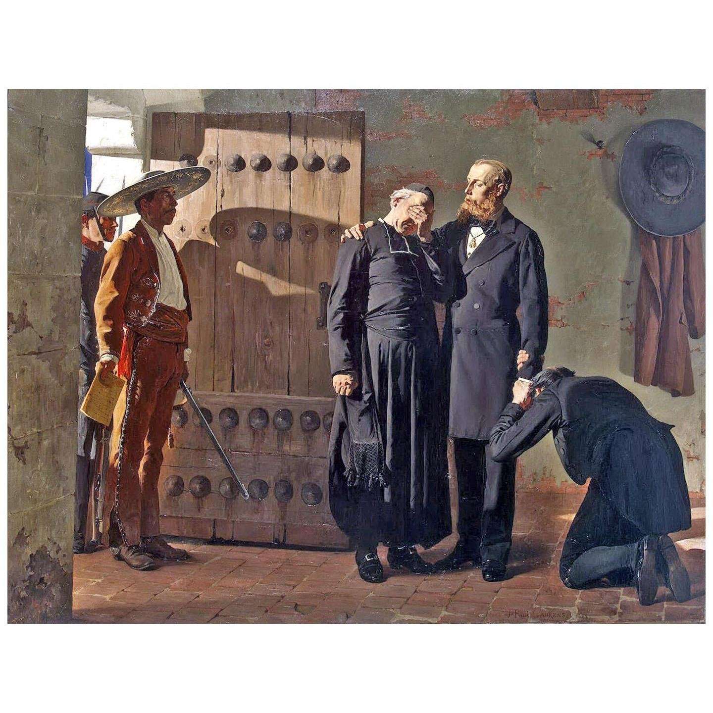 - Jean-Paul Laurens. Les derniers instants de Maximilien. 1882. Musee de lErmitage