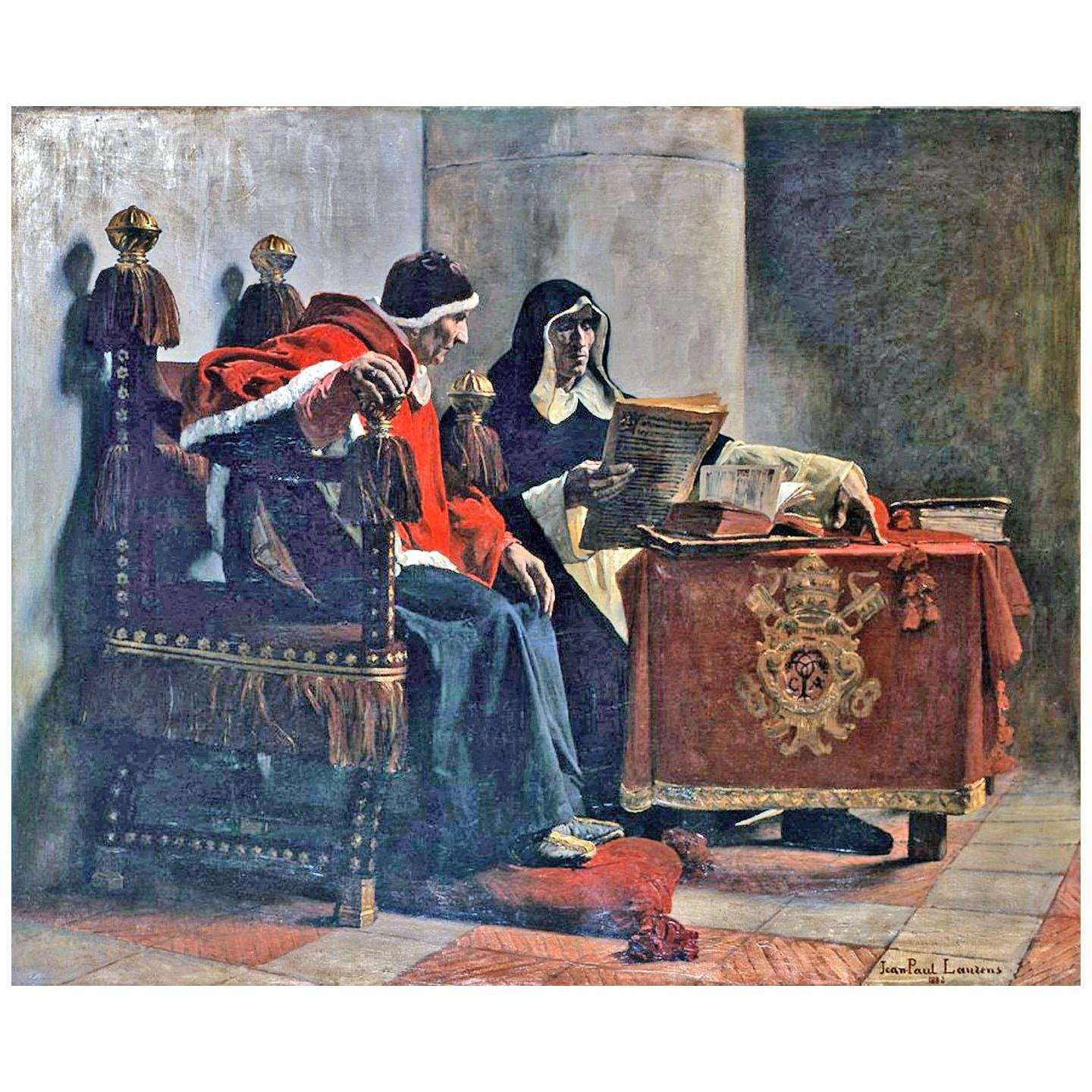 - Jean-Paul Laurens. Le grand inquisteur. 1882. MBA de Bordeaux