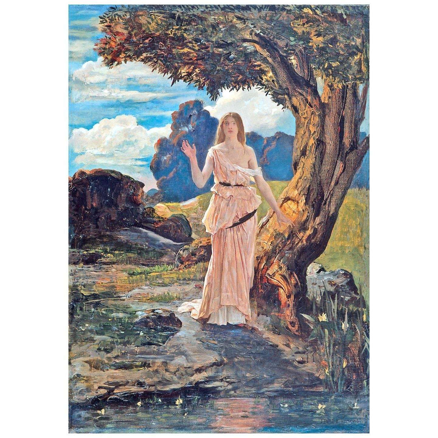 - Jean-Paul Laurens. Ophelie. 1888. Musee dart Satoe, Kazo, Japan