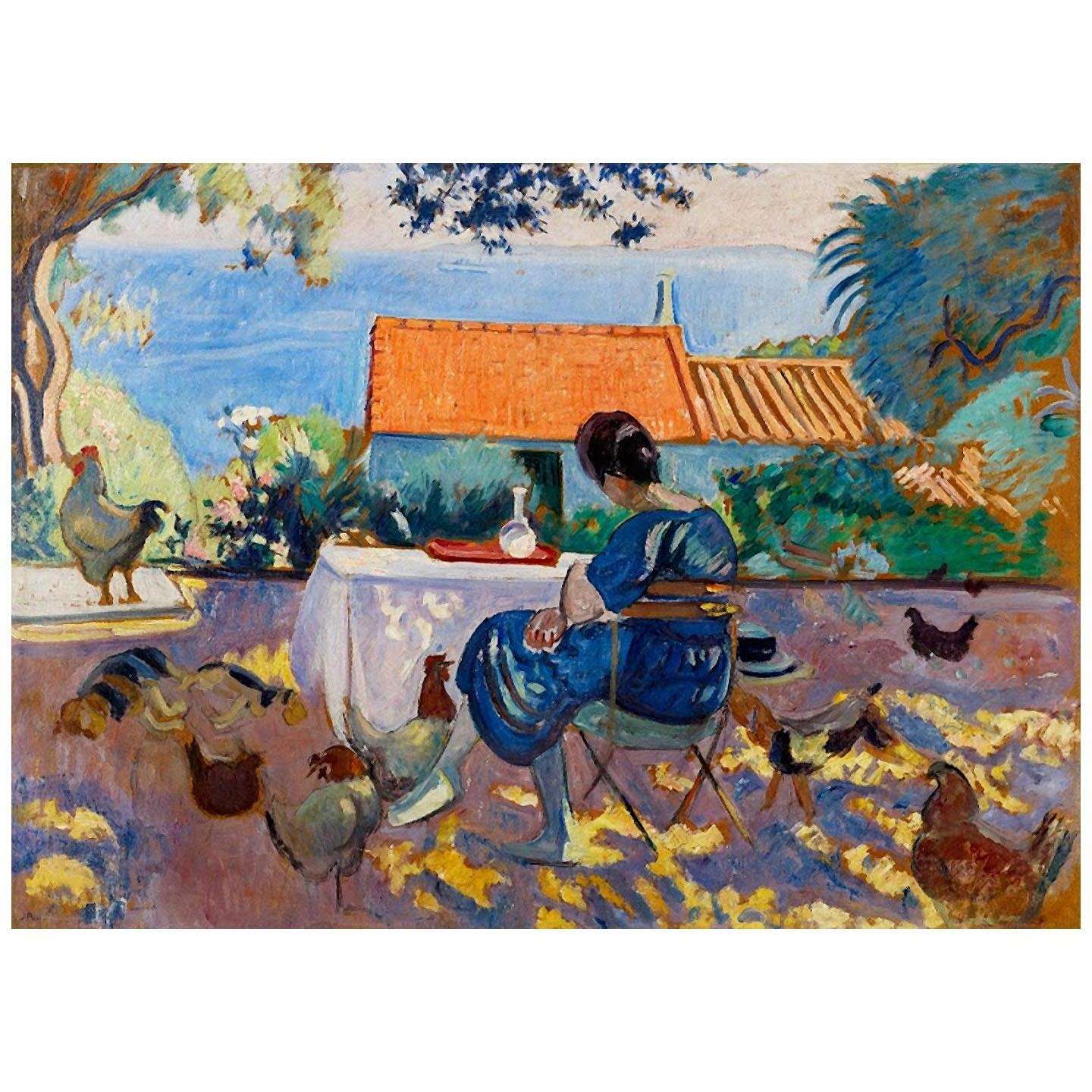  Jean Puy. Le d?jeuner au jardin. 1920. Collection Privee