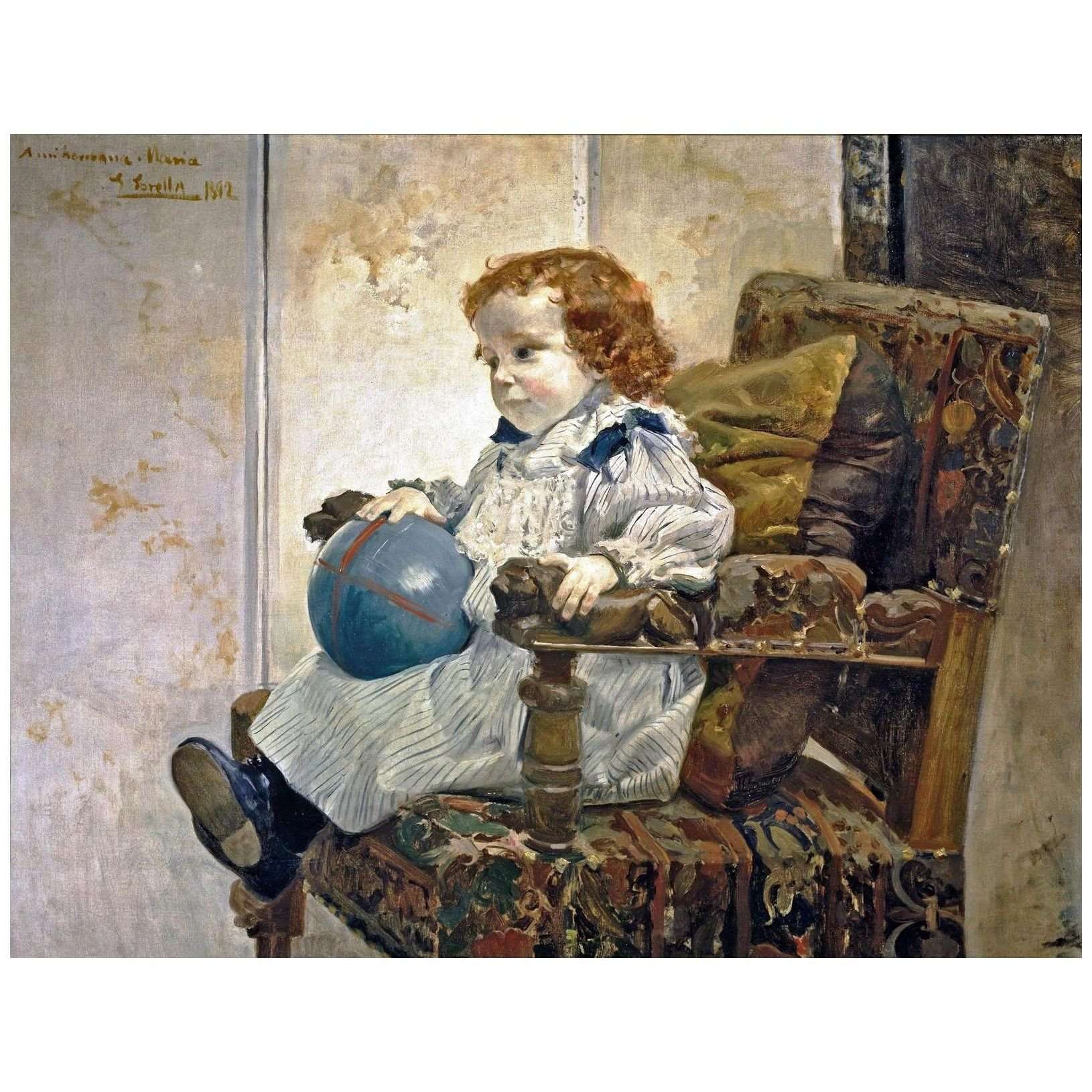  Joaquin Sorolla. El ni?o Jaime Garc?a Ban?s. 1892. MBA de Valencia