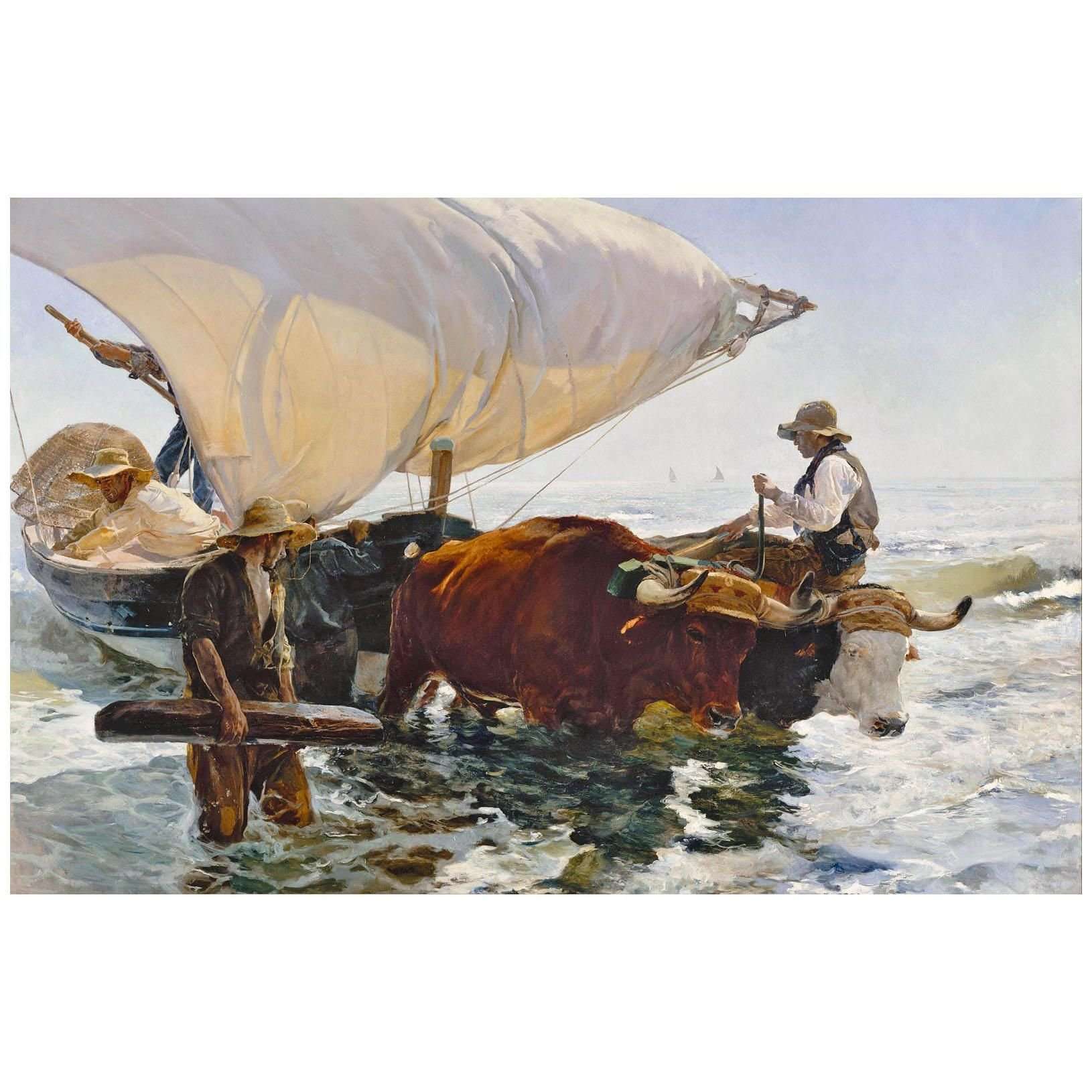  Joaquin Sorolla. La vuelta de la pesca. 1894. Musee dOrsay