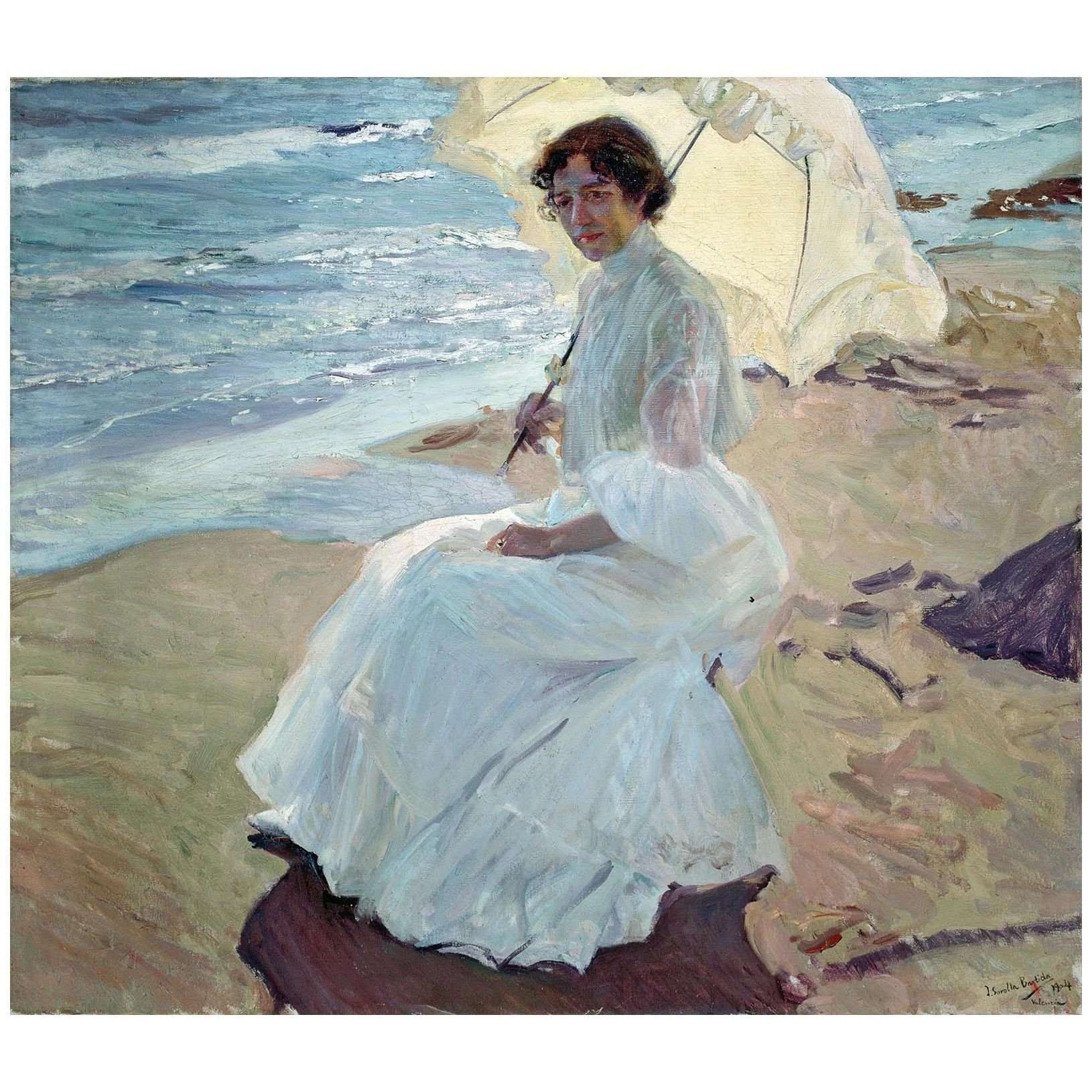  Joaquin Sorolla. Clotilde en la playa. 1904. Museo Sorolla de Madrid