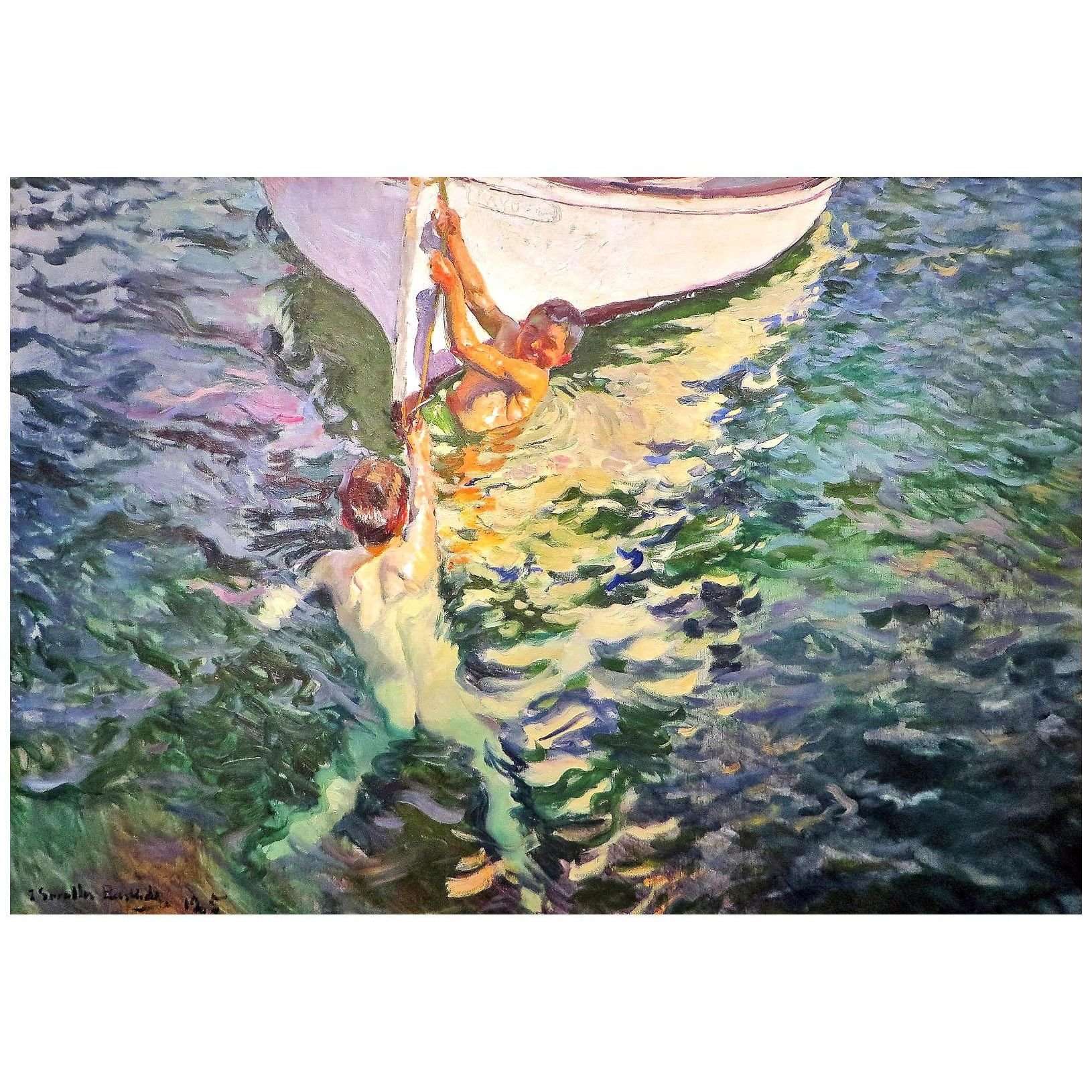  Joaquin Sorolla. Barco blanco. 1904. Kunsthalle Munchen