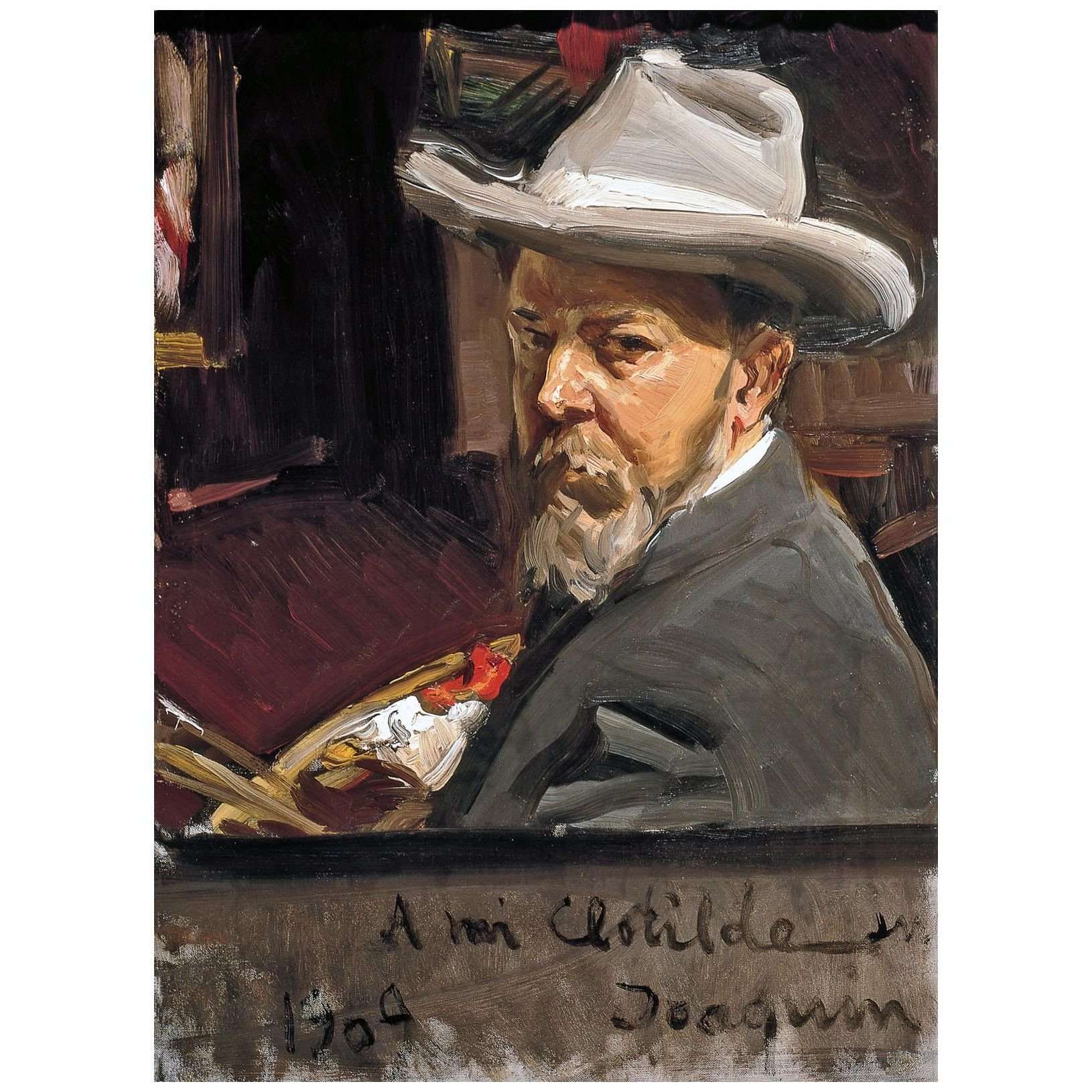  Joaquin Sorolla. Autorretrato. 1909. Museo Sorolla Madrid
