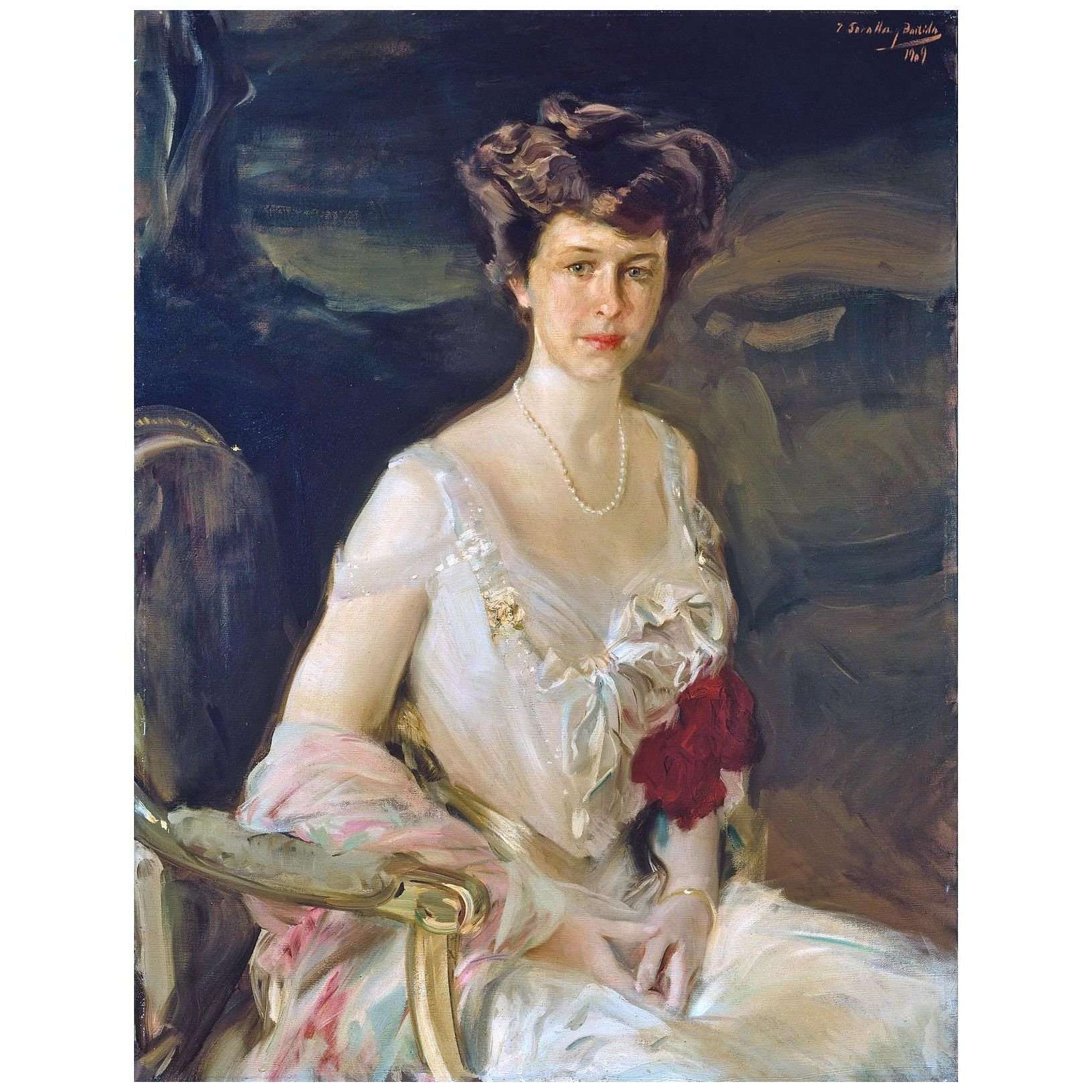  Joaquin Sorolla. Mrs. Winthrop W. Aldrich. 1909. Metropolitan Museum NY