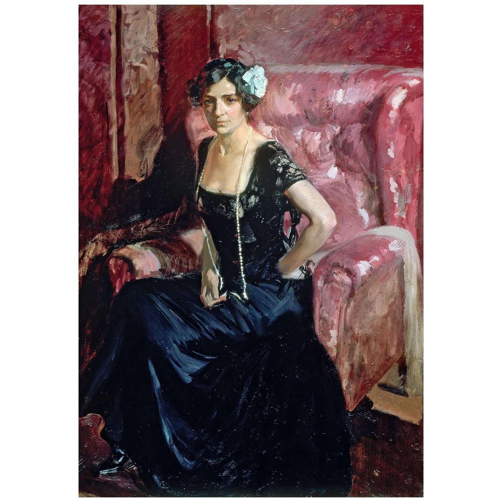  Joaquin Sorolla. Clotilde en vestido de noche. 1910. Museo Sorolla Madrid