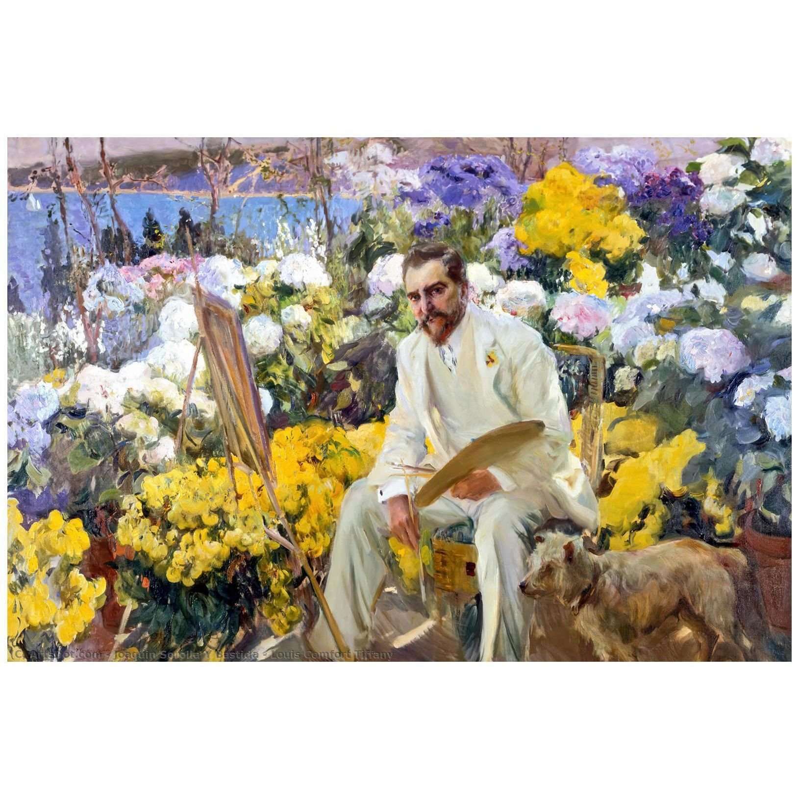  Joaquin Sorolla. Louis Comfort Tiffany. 1911. Hispanic Society NY