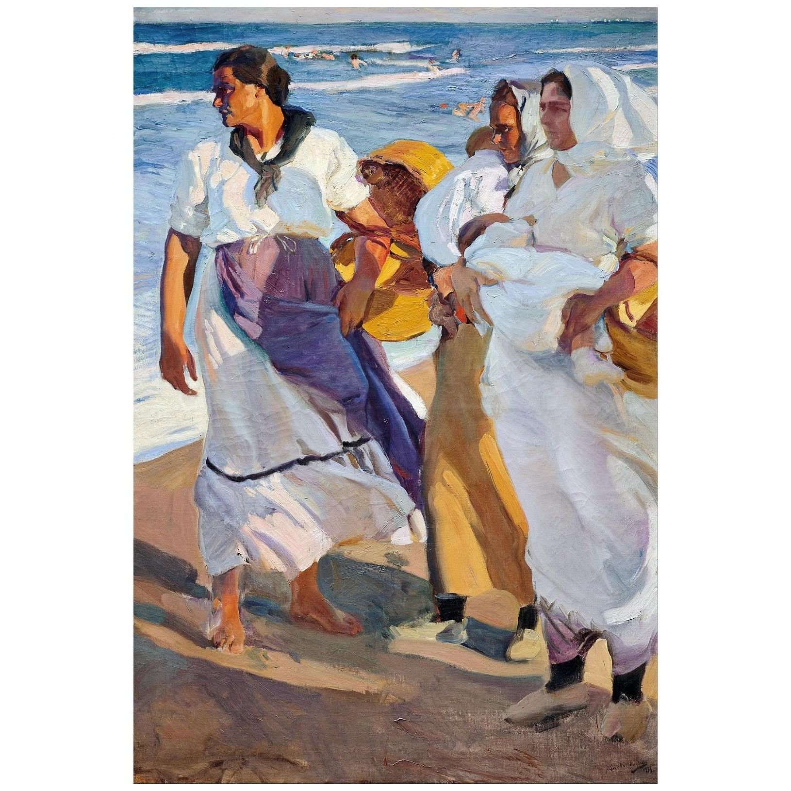  Joaquin Sorolla. Pescadoras de Valencia. 1915. Museo Sorolla de Madrid