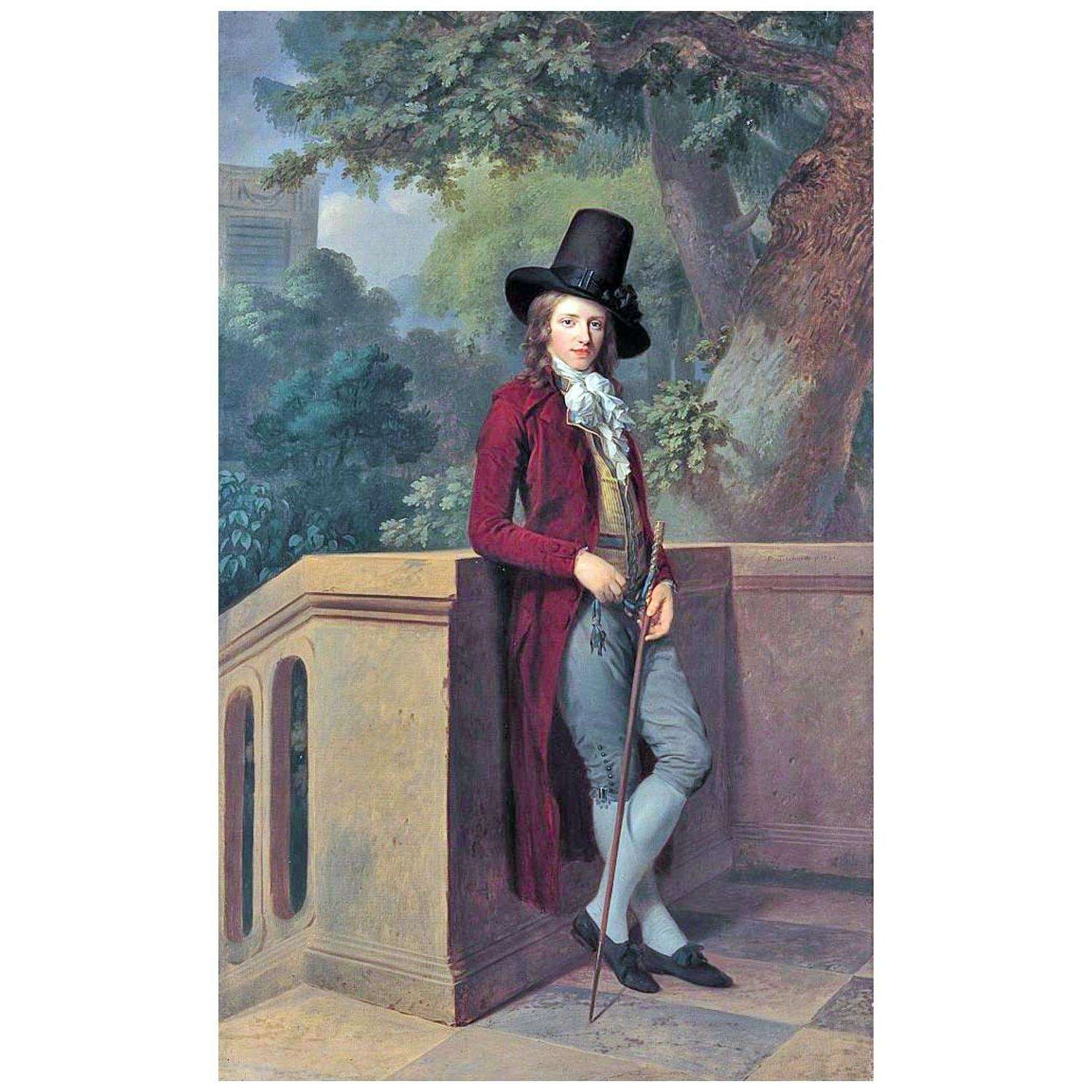  Johann Friedrich August Tischbein. Nicolas Ch?telain. 1791. Neue Pinakothek Munchen