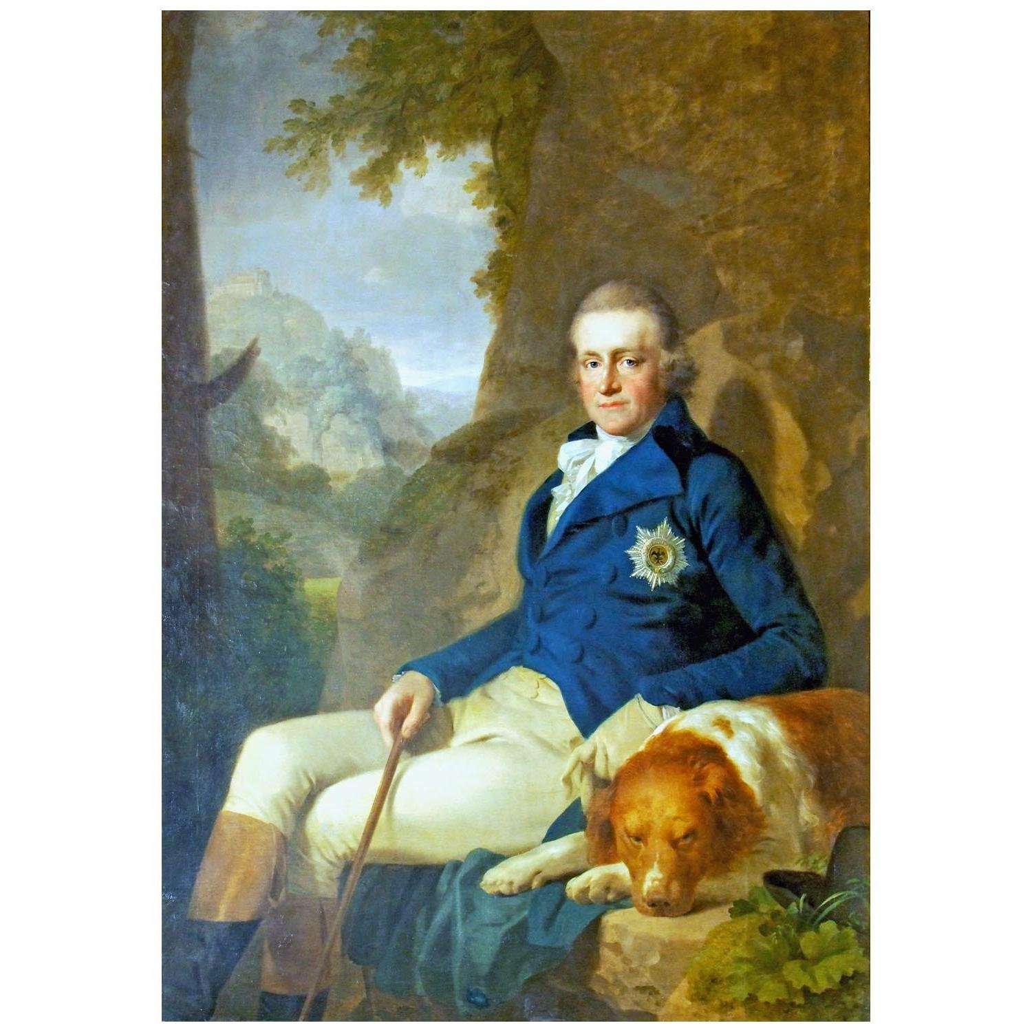  Johann Friedrich August Tischbein. Herzog Carl August. 1795. Goethe Museum Weimar