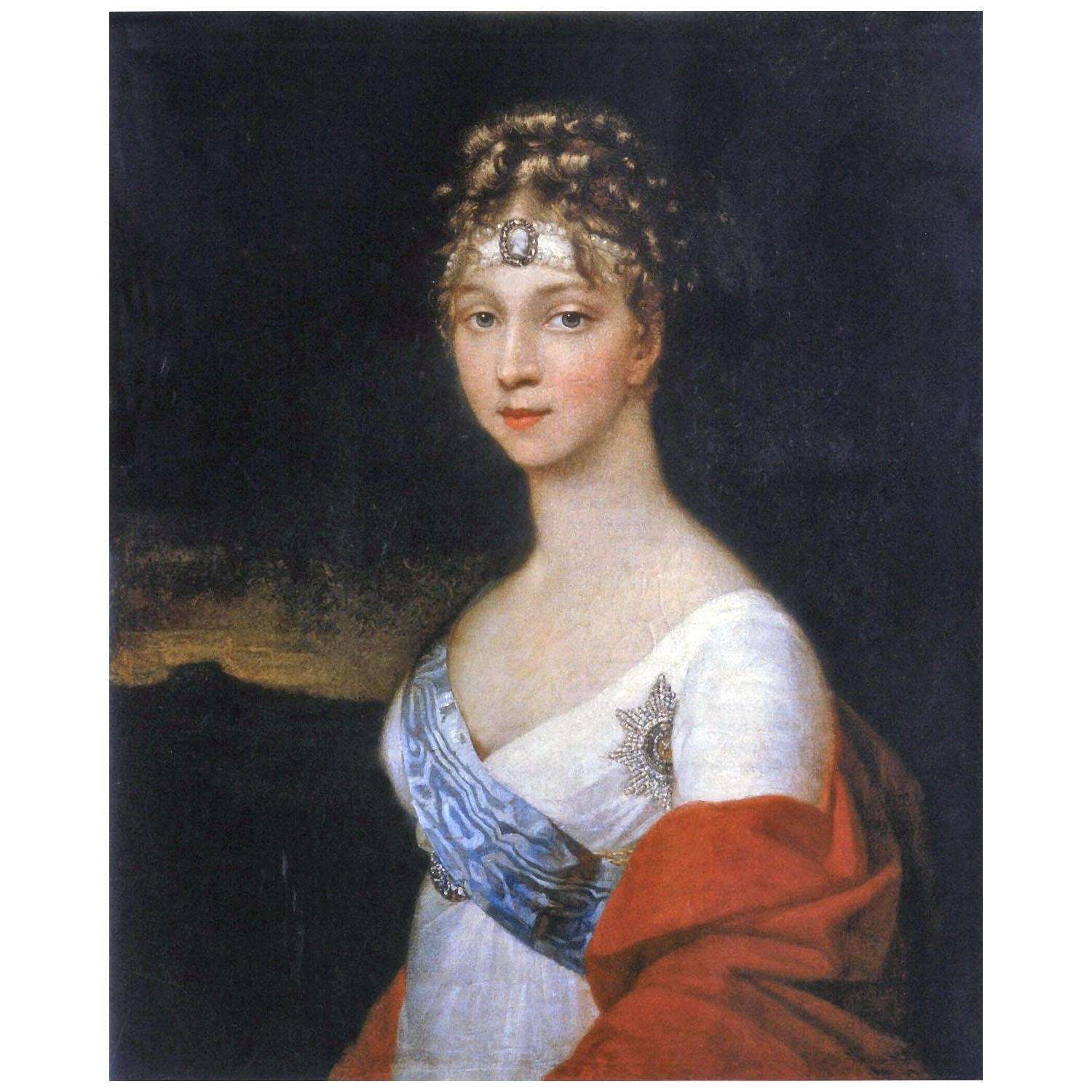  Johann Friedrich August Tischbein. Kaiserin Elisabeth Alekseevna. 1806. Hermitage Museum